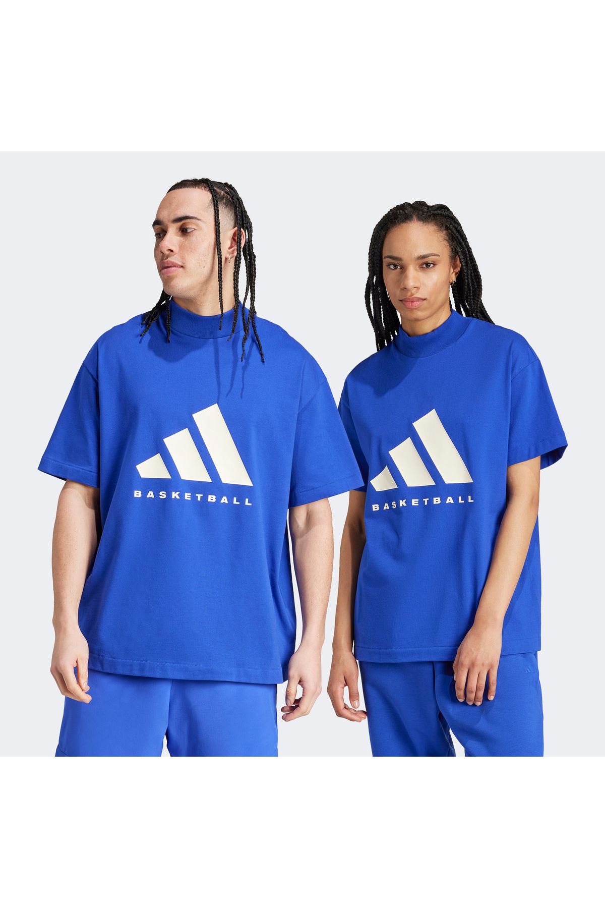 adidas One Ctn Jer T Unisex Mavi T-shirt