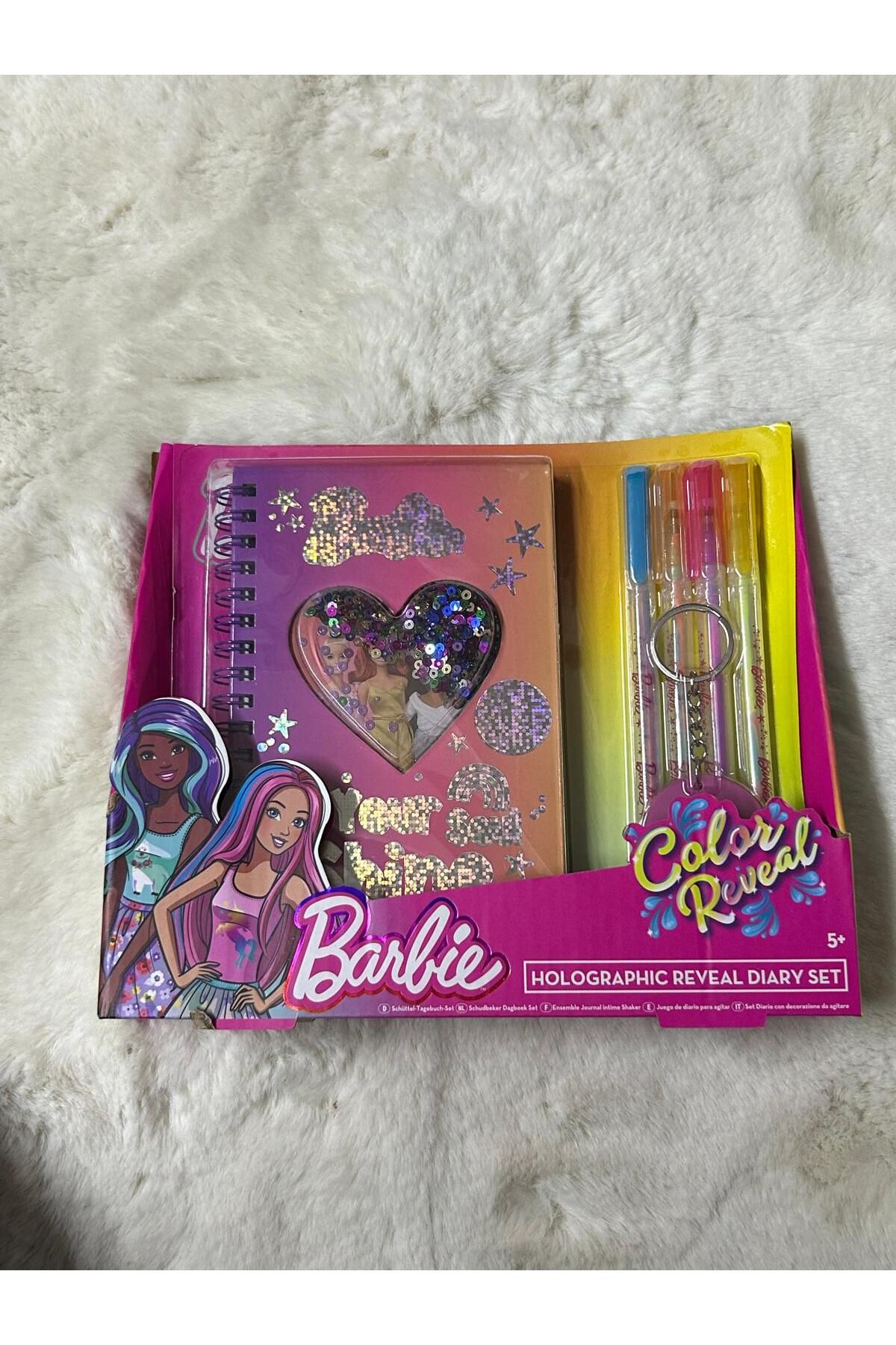 Barbie Günlük Seti Kalem ve Anahtarlıklı Set