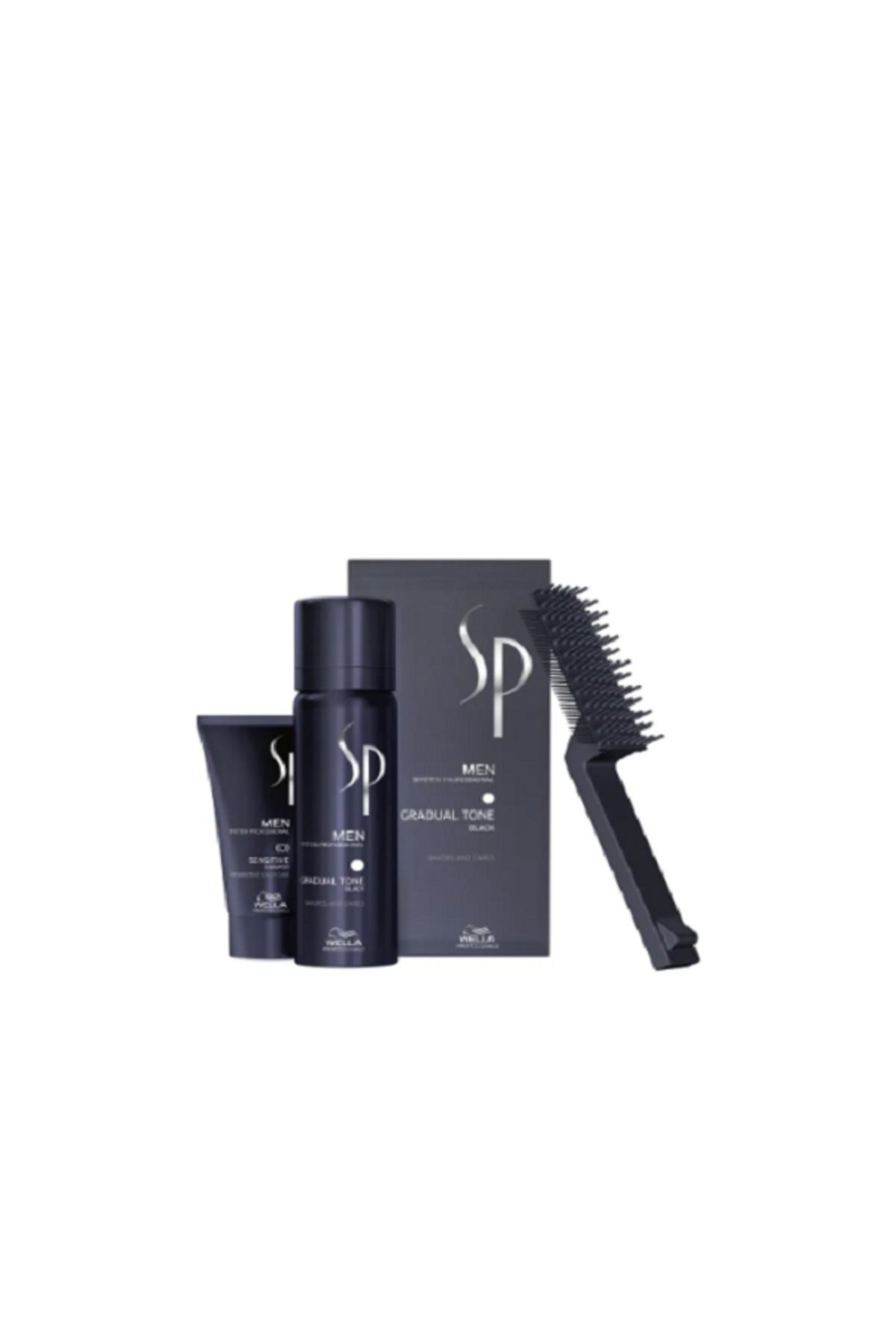 Wella Professionals SP MEN PİGMENT MOUSSE ERKEKLERE ÖZEL BEYAZ SAÇLARI ANINDA DOĞAL KAPATICI SİYAH KÖPÜK BOYA 60 ML