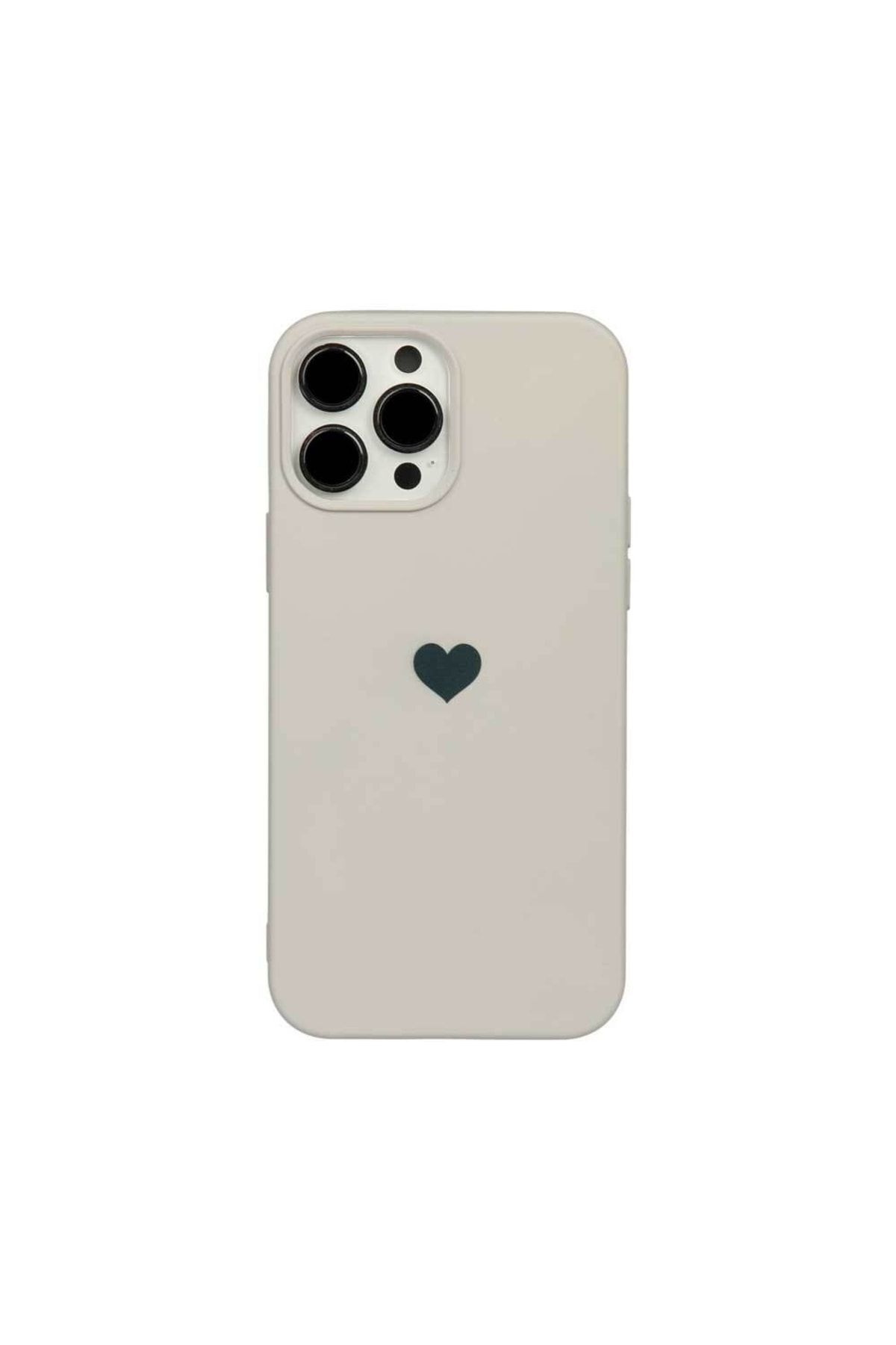 CONSTRAİN Iphone 12 Pro Max Kalp Logolu Süet içi kadife  Silikon Kılıf