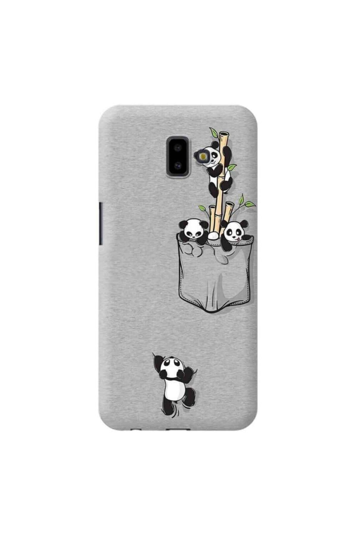 Ren Geyik Samsung Galaxy J6 Plus Panda Tasarımlı Telefon Kılıfı Y-kdi015