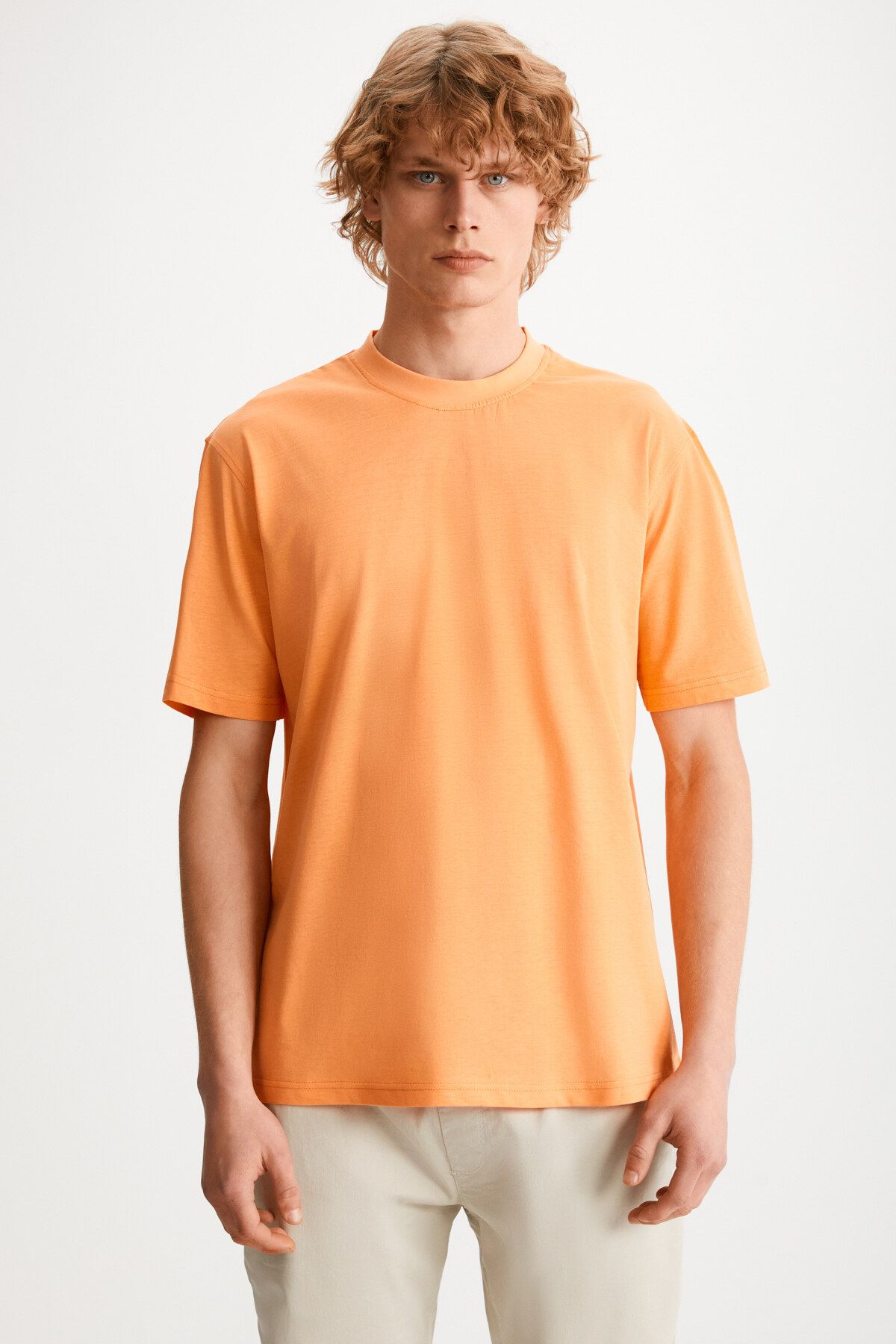 GRIMELANGE DAVINSONO Erkek Turuncu T-Shirt