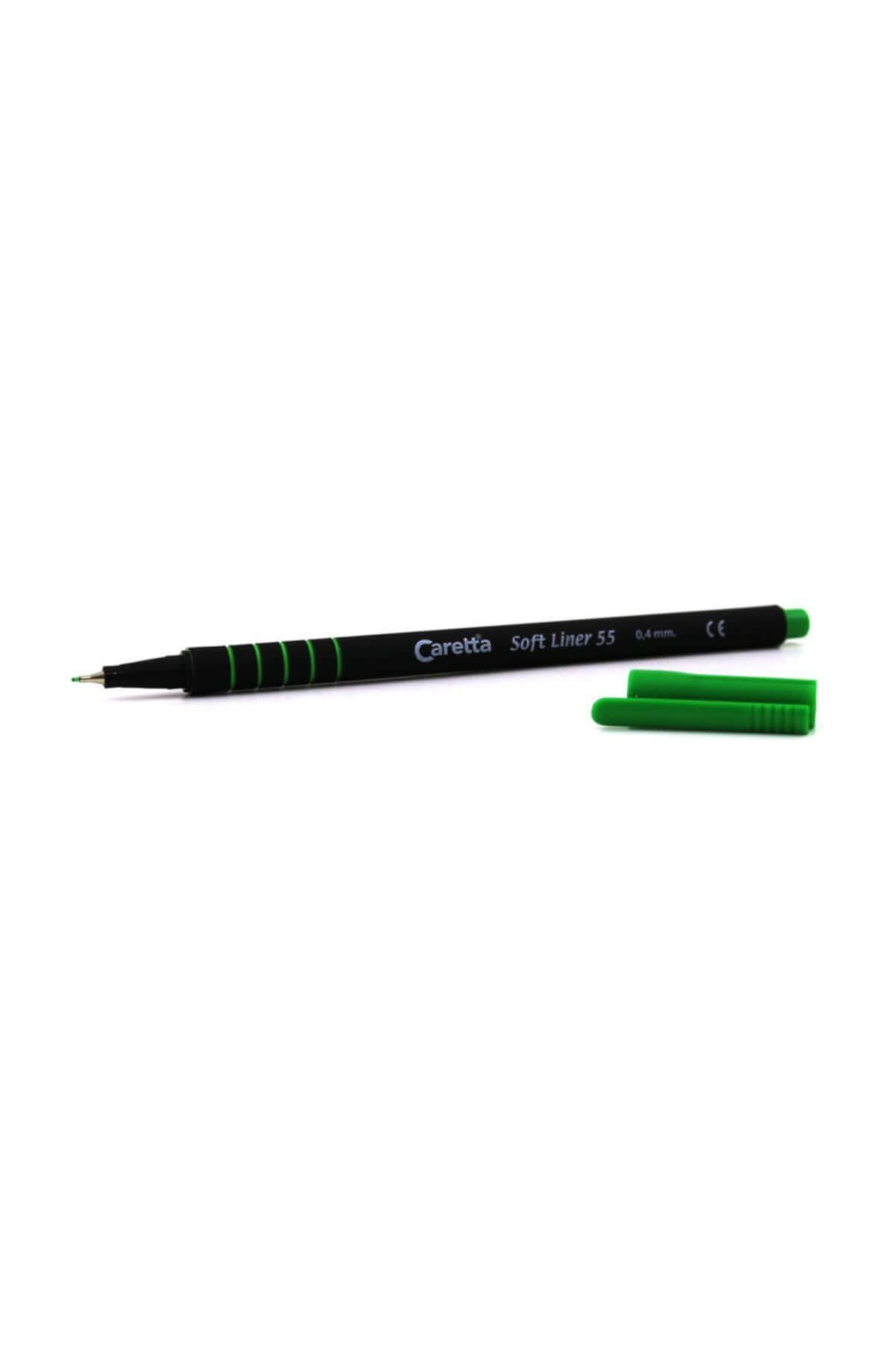 Caretta Softliner Keçeli Kalem 0.4 Mm Açık Yeşil