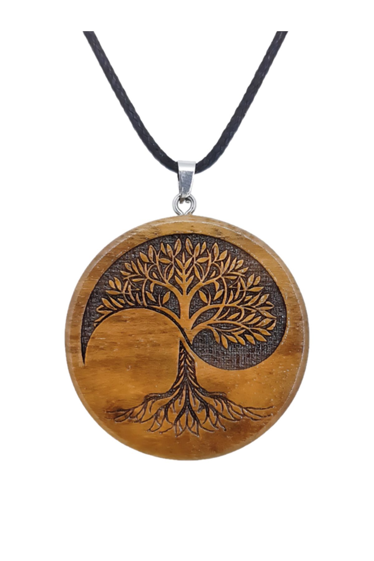 Sinerium Design El Yapımı Yin Yang Hayat Ağacı Kolye, Hayat Ağacı, Yin Yang, Yaşam Ağacı, Kişiye Özel, İsme Özel
