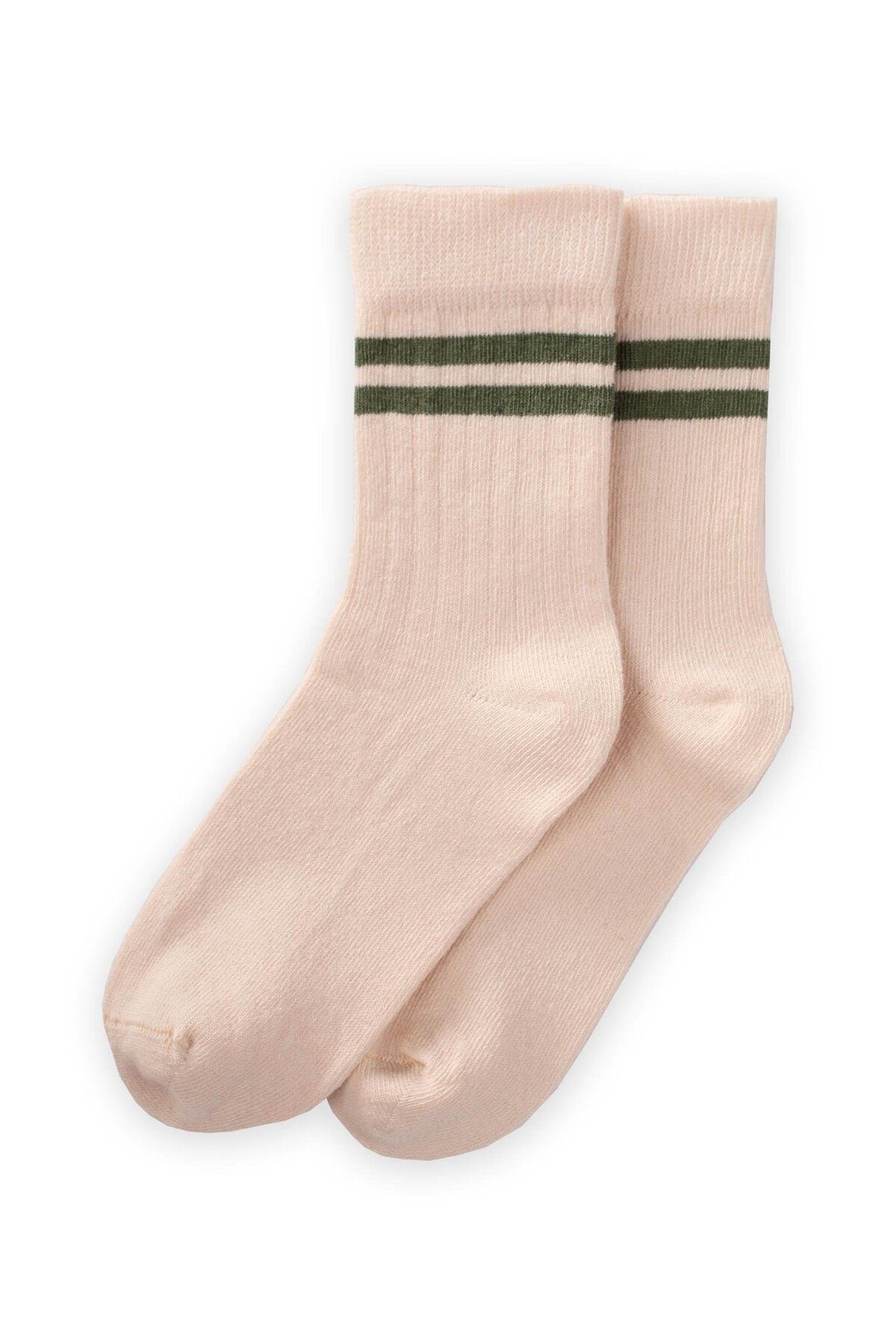 Cigit Çemberli Soket Çorap 2-9 Yaş Haki Yeşil