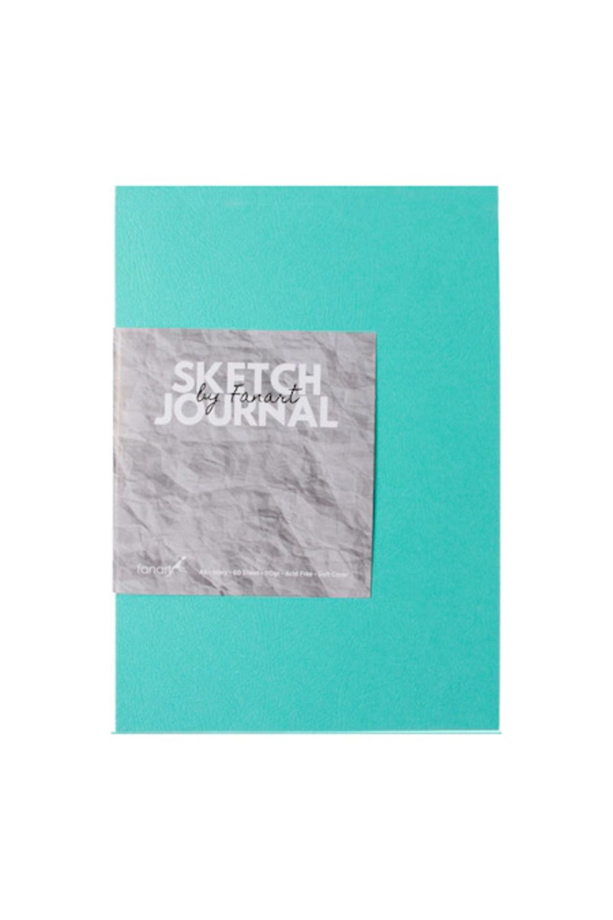 Fanart Sketch Journal (ESKİZ DEFTERİ) A5 Dikişli 110 gr Ivory Kağıt- Turkuaz