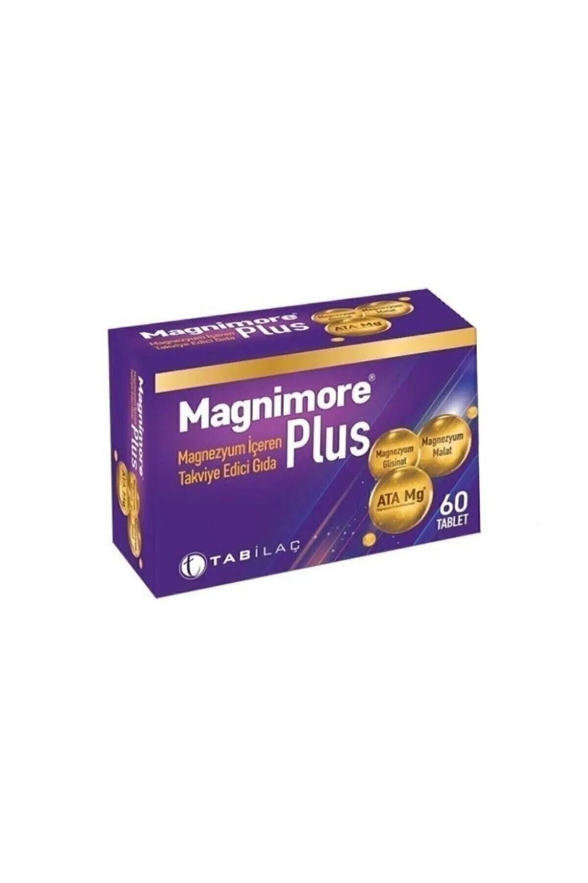 Tab Magnimore Plus 60 Magnezyum İçeren Takviye Edici Gıda