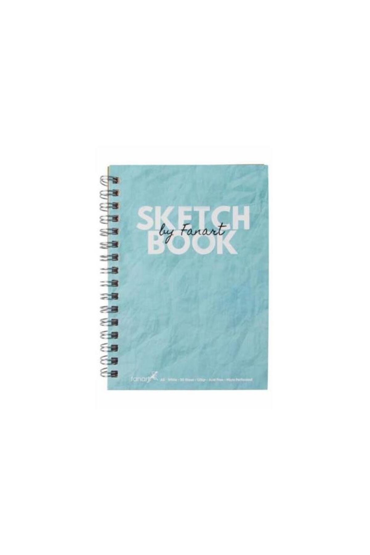 Fanart Academy Sketch Book 120 gr Spiralli 50 Yp A4 Turkuaz 8671