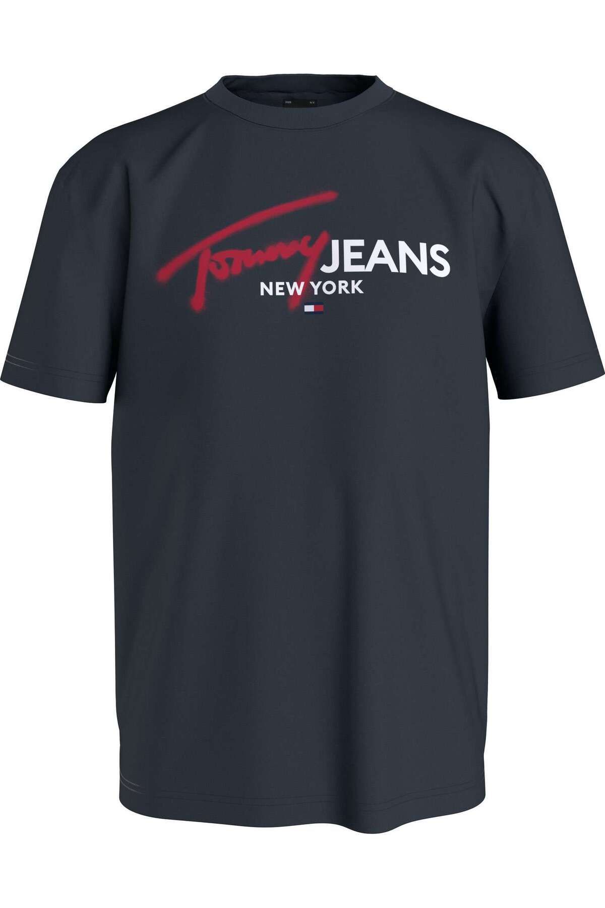 Tommy Hilfiger Tommy Jeans Erkek Regular Fit Spray Pop Color T-shırt