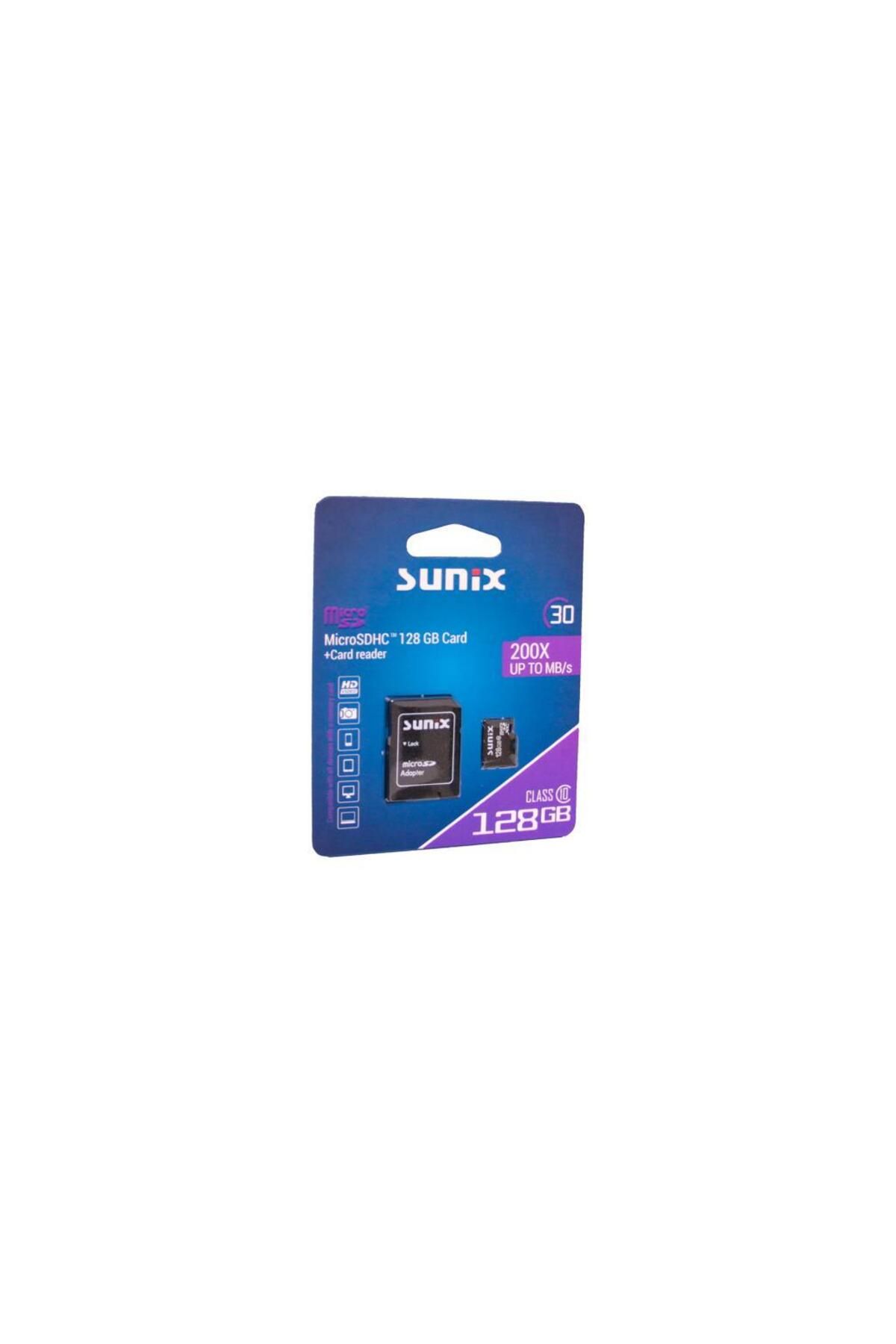 Sunix 200x Up To Mb/s Class 10 Microshdc 128 Gb Hafıza Kartı