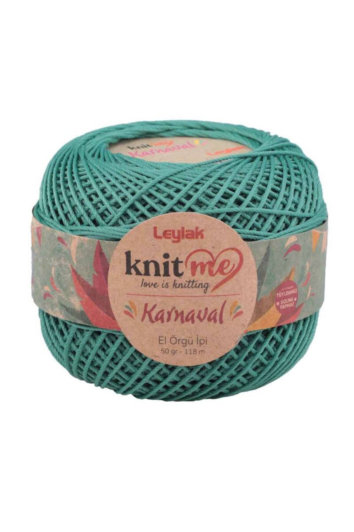 Genel Markalar Knit Me Karnaval El Örgü Ipi Pastel Yeşil 04002 50 Gr.