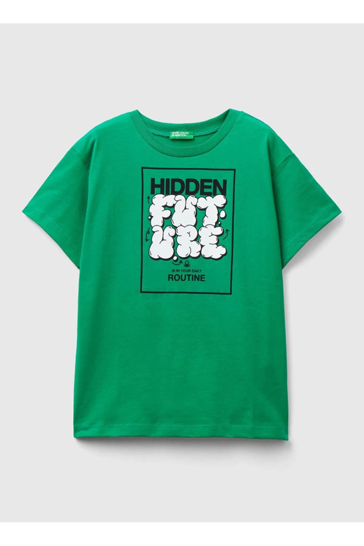 Benetton Yeşil Erkek Çocuk T-Shirt 3I1XC10IT