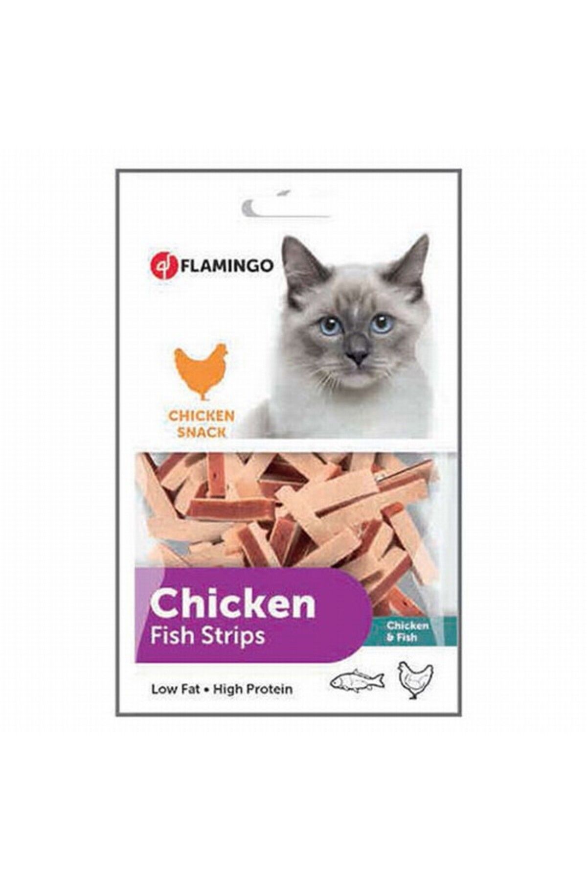 Flamingo Chicken Tavuklu Ve Balıklı Sandviç Kedi Ödülü 85 gr