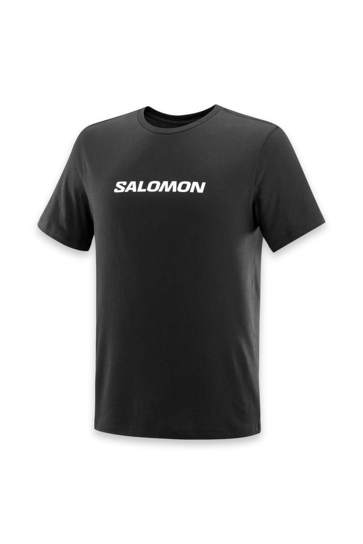 Salomon Lc2245400 Sal Logo Perf Ss Tee M Siyah Erkek T-Shirt