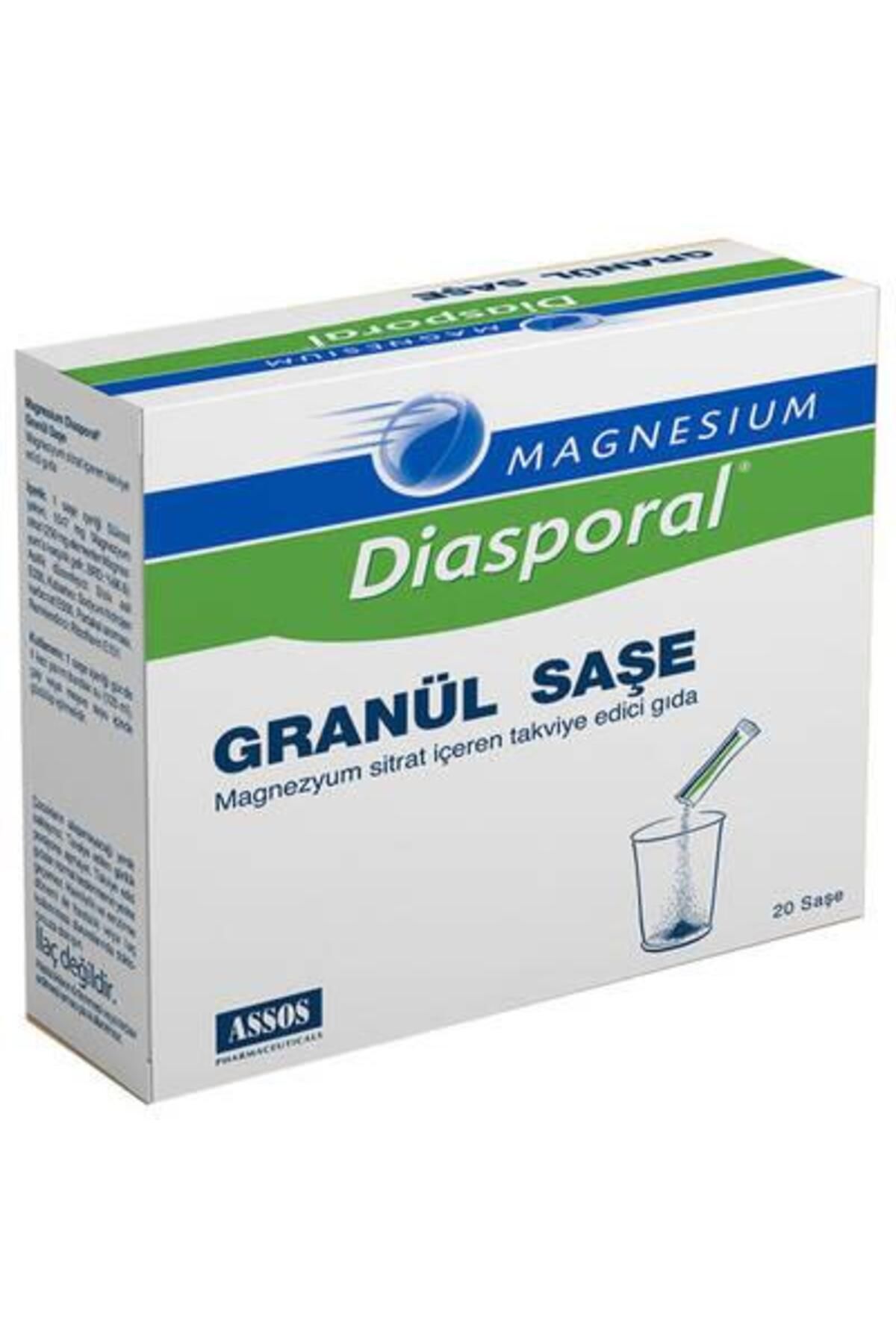 Assos Magnesium Diasporal 300 gr 20 Granül Saşe