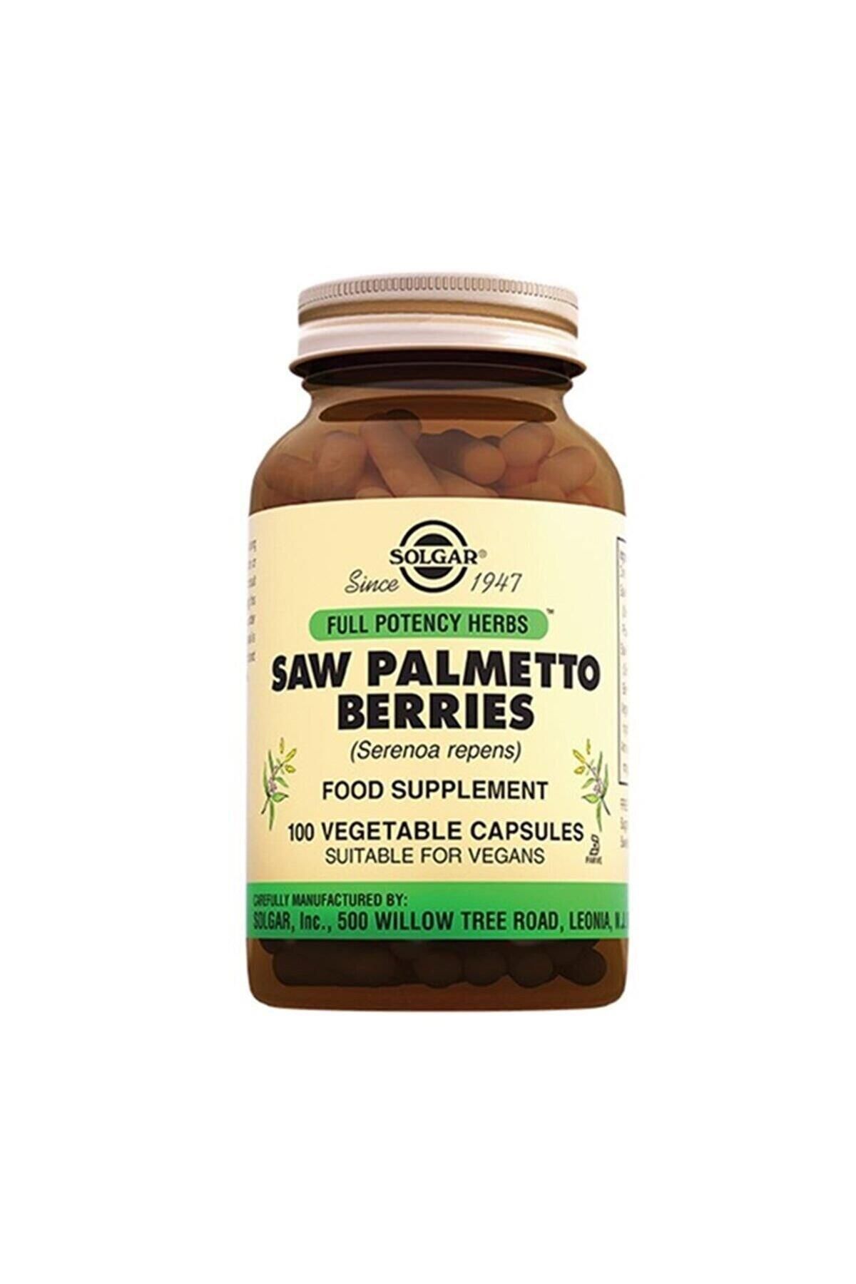 Solgar Saw Palmetto Berries 100 Kapsül Vitamin