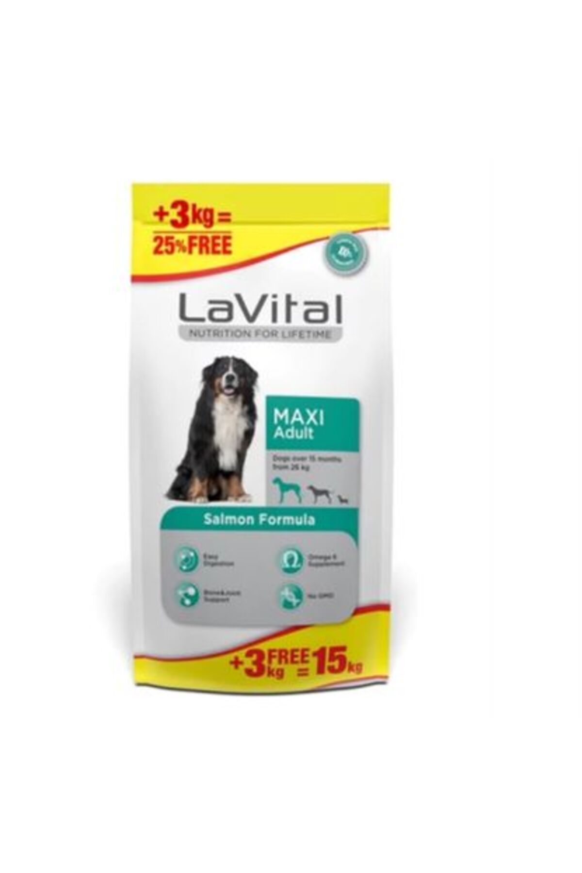 La Vital Lavital Maxi Adult Somonlu Köpek Maması 12 3 Kg