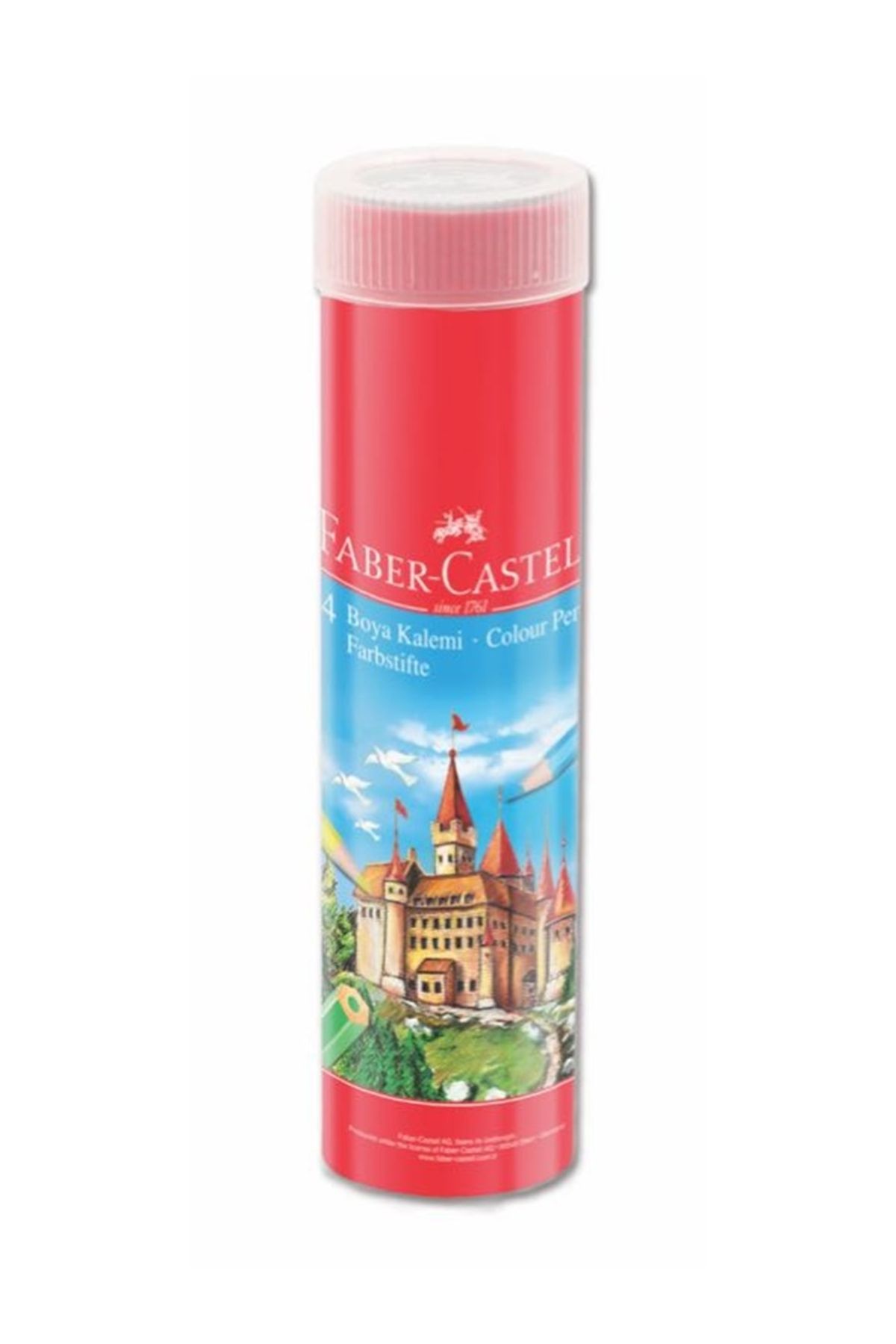 Faber Castell 24 Renk Kuru Boya Redlıne Metal Tüp