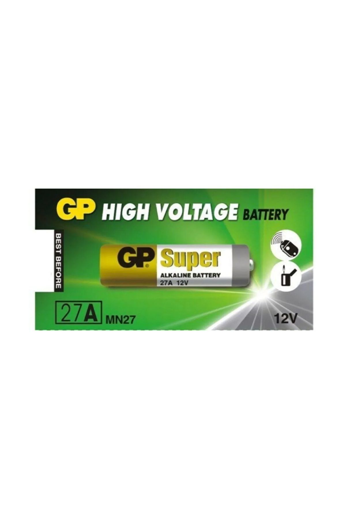 GP Batteries Tek'li 27a 12v Yüksek Voltaj Spesifik Pil