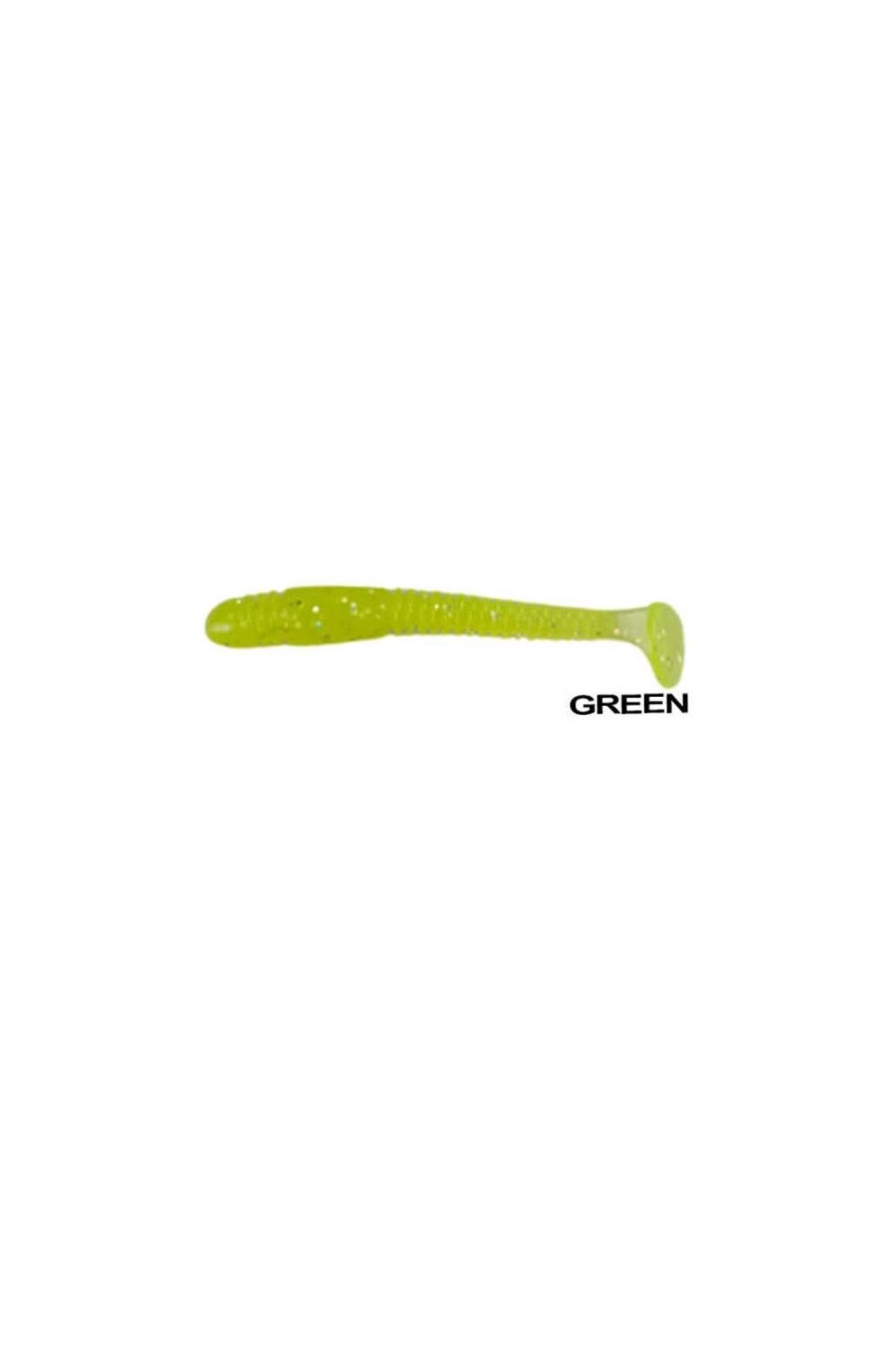 Ryuji Togo 6cm Silikon Yem (9 ADET) - Green Uv