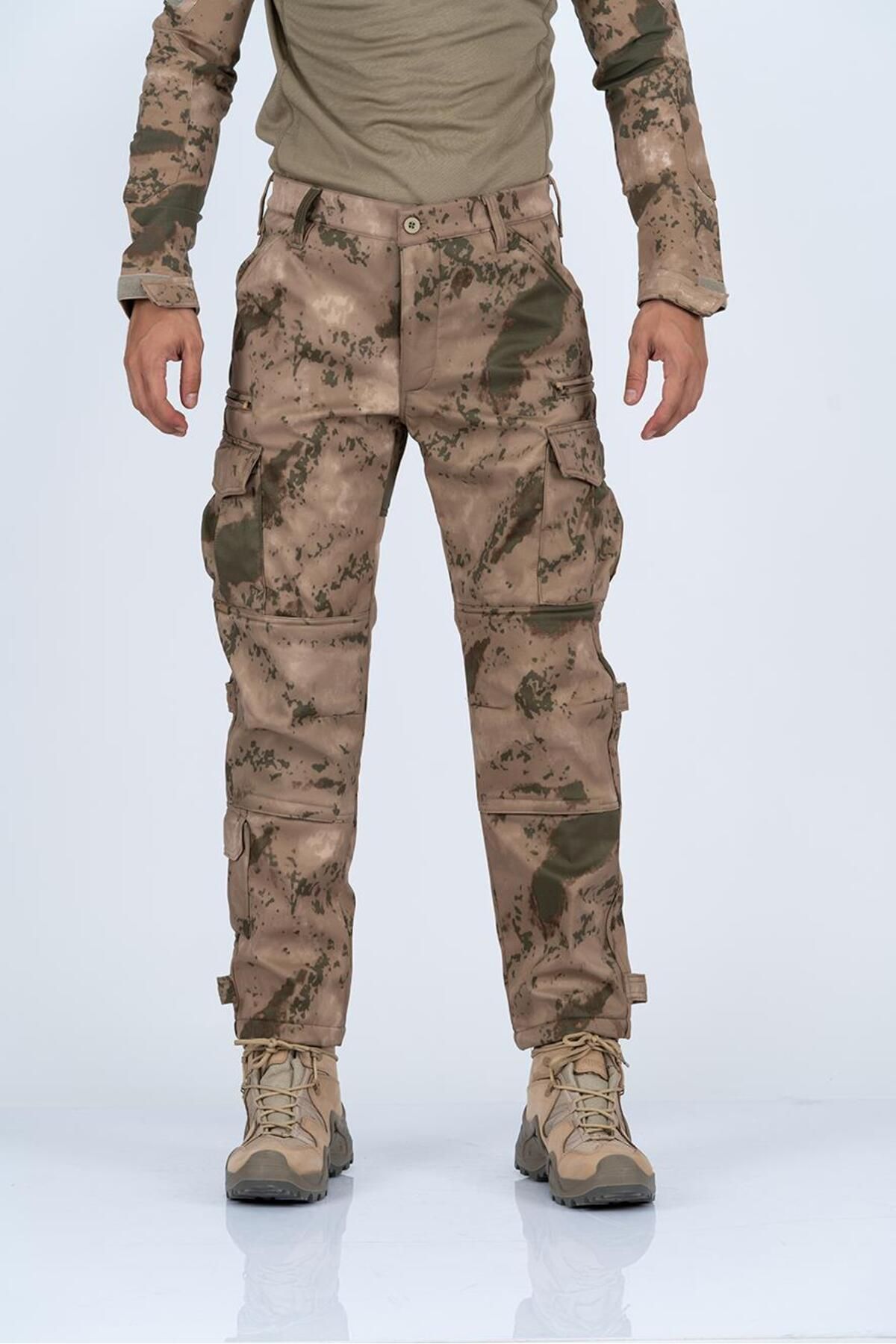 Combat Tactical Pantolon Komando Softshell Kamuflaj - 508