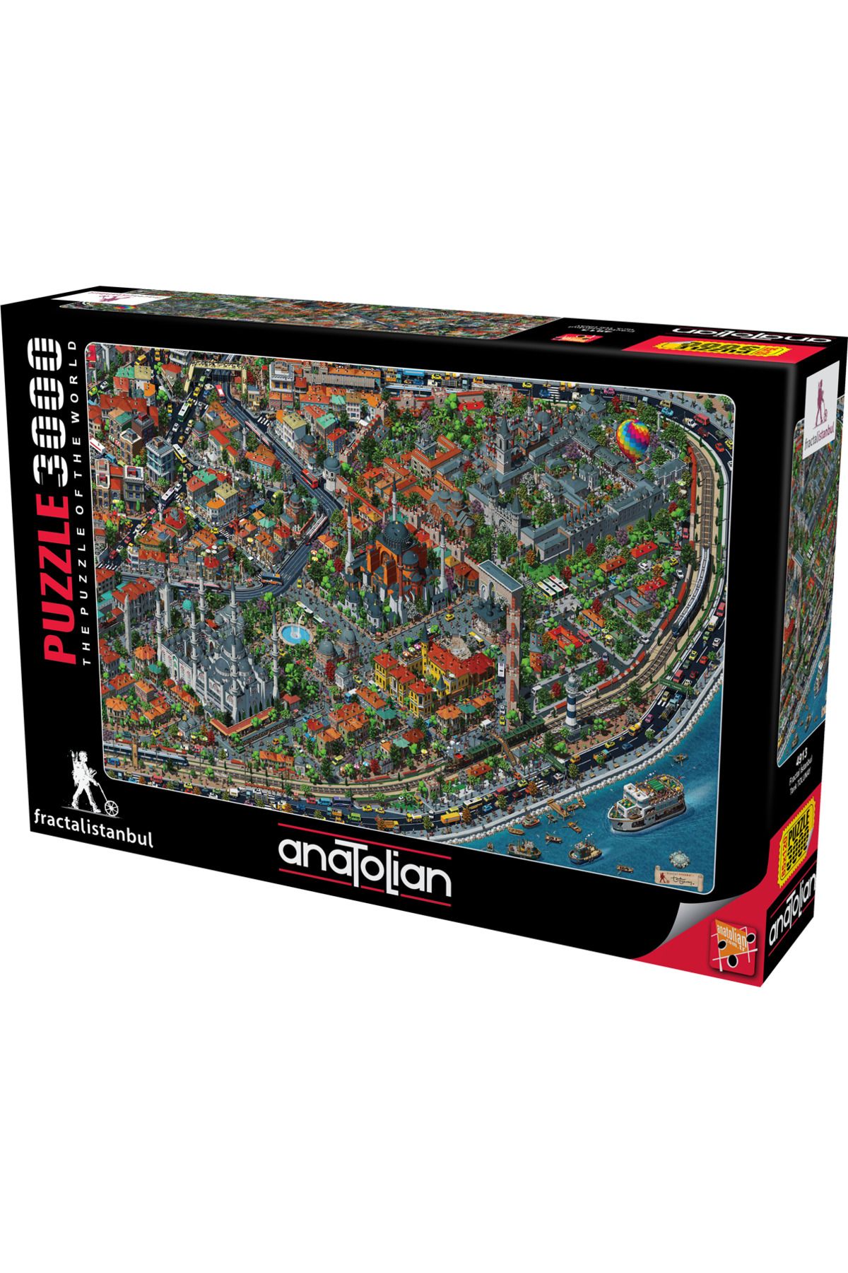 Anatolian Puzzle 3000 Parçalık Puzzle / Fractal Istanbul - Kod:4913