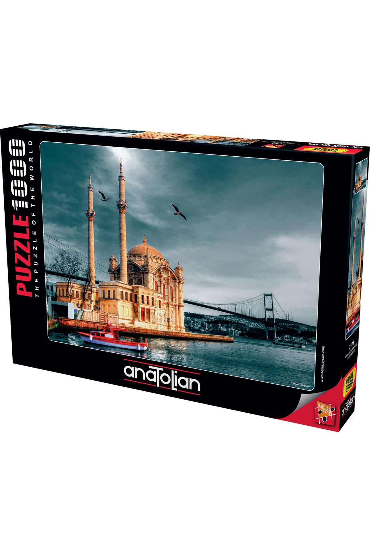 Anatolian Puzzle 1000 Parçalık Puzzle / Ortaköy Cami Nostalji - Kod:3171