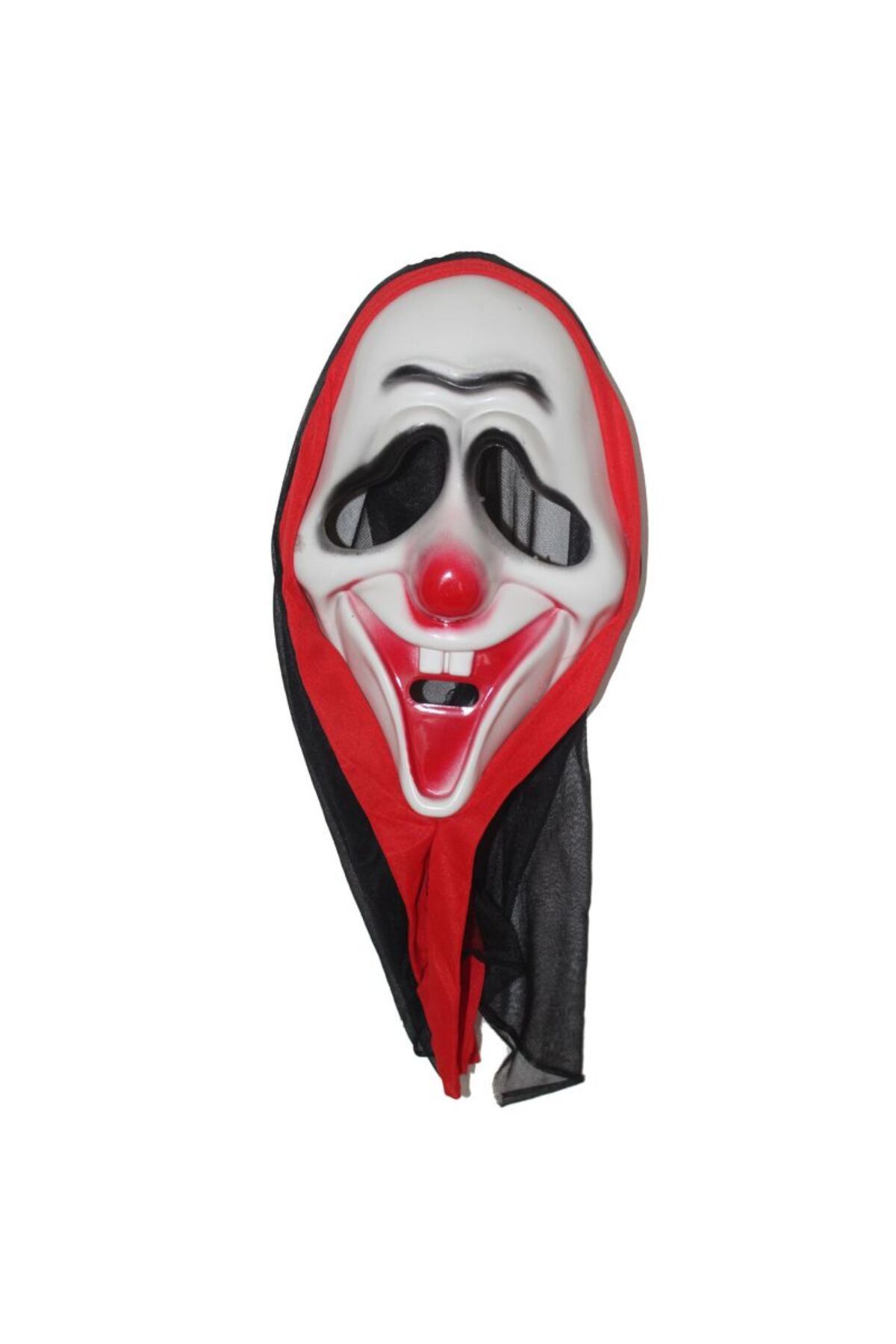 partidolu Kapüşonlu Clown Maskesi Halloween Palyaço Maskesi