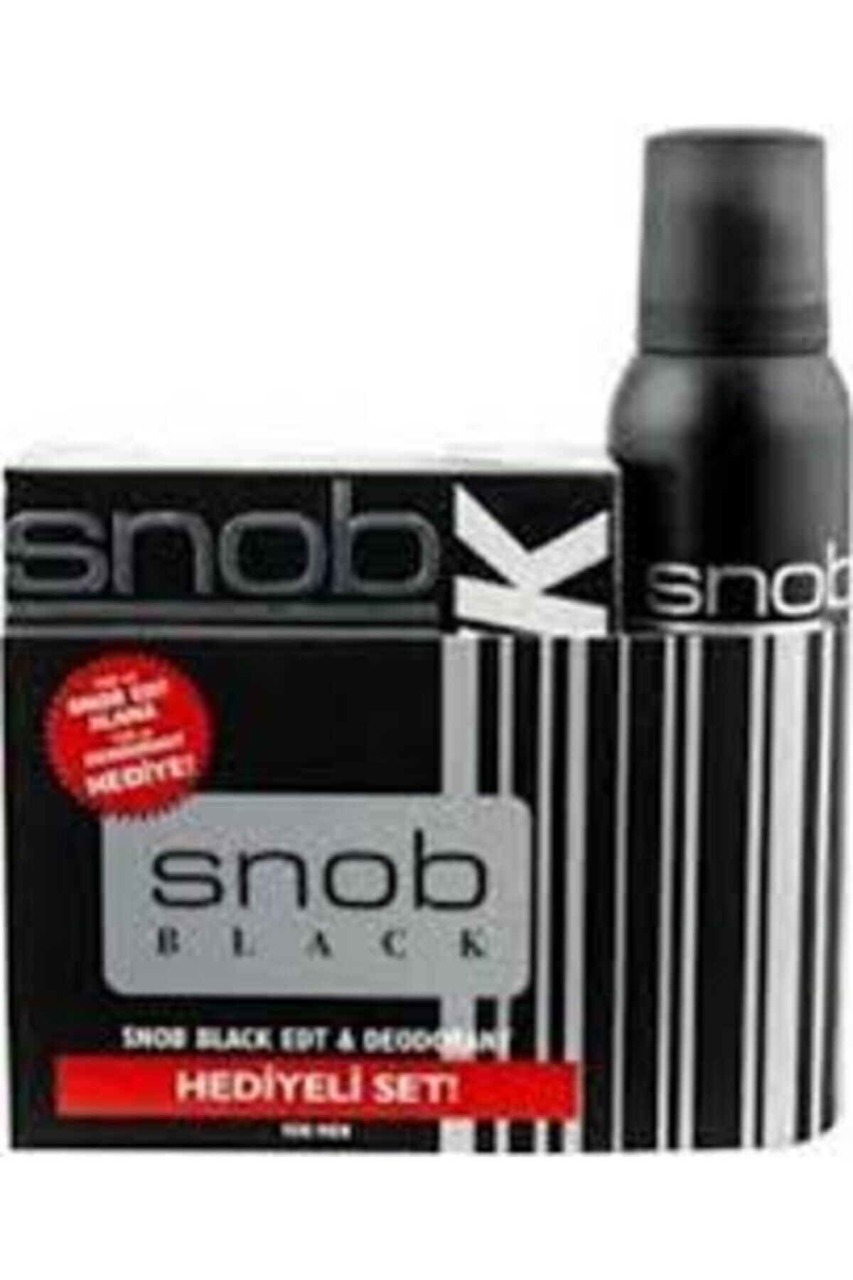 Snob Kofre Erkek Parfüm 100 ml Deodorant 150 ml Black