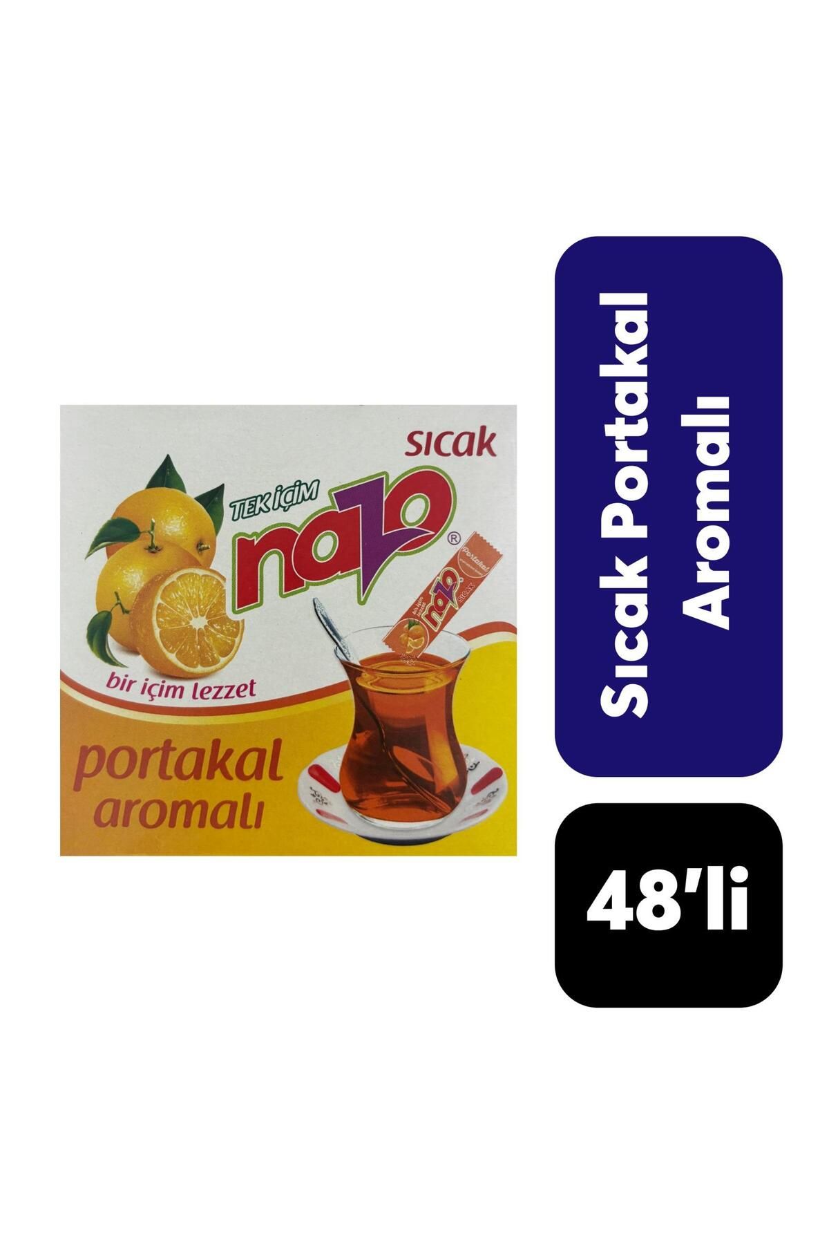 NAZO Portakal Aromalı Toz Içecek 1,5gr 48'li