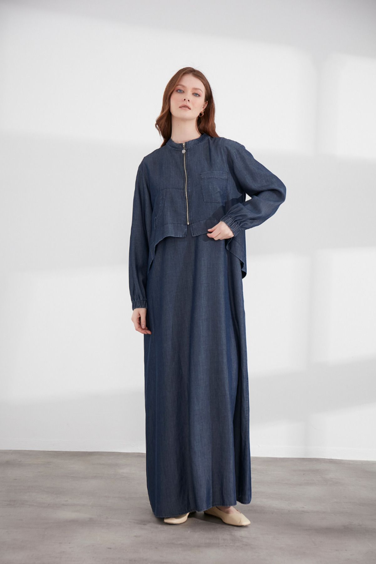 Al-Marwah Ceketli İkili Elbise 404842