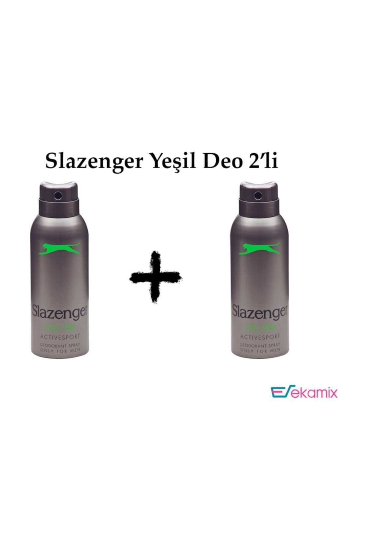 Slazenger Deodorant Erkek 150 ml Activesport Yeşil X 2 Adet