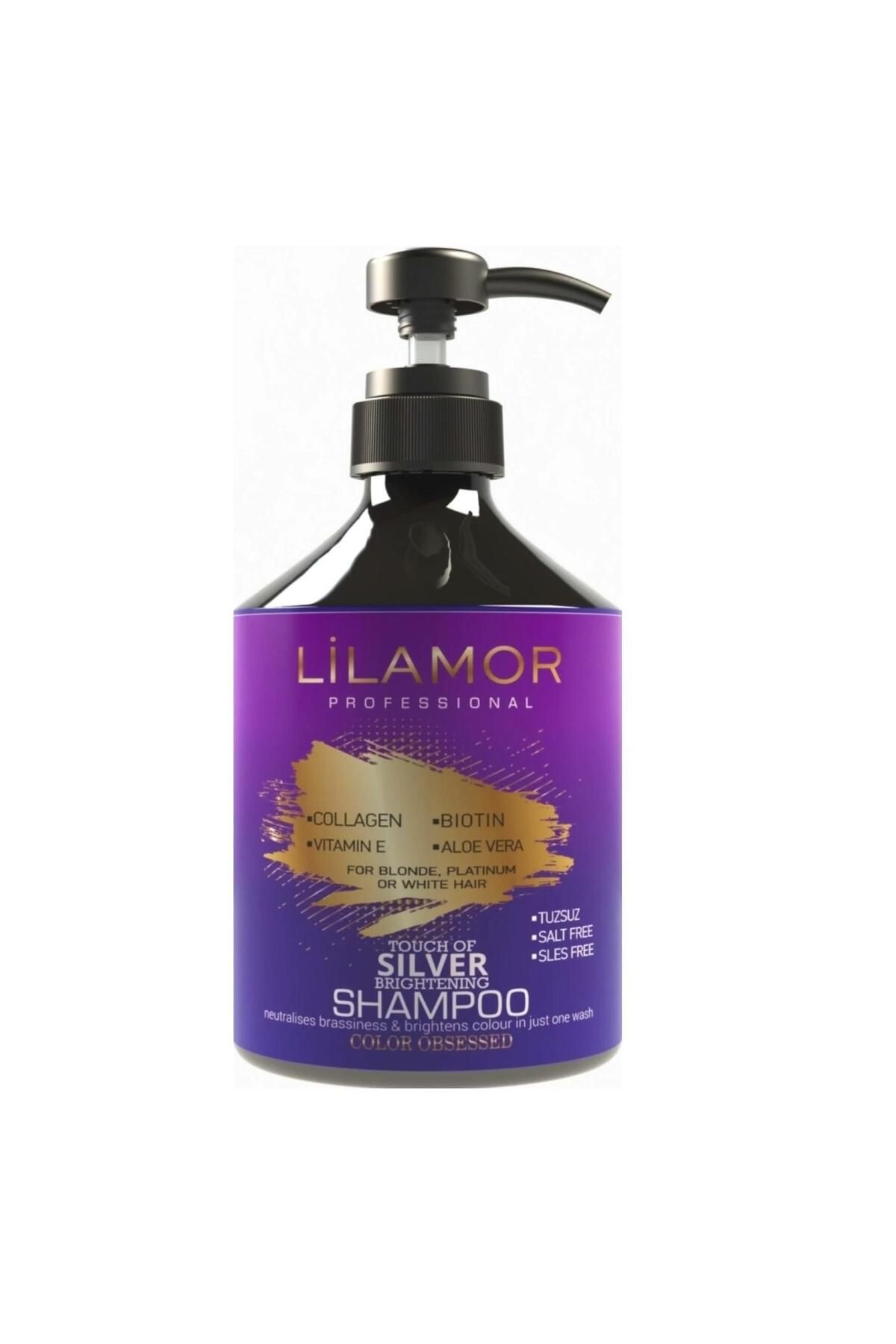 Lilamor Silver Tuzsuz Mor Şampuan 500 ml