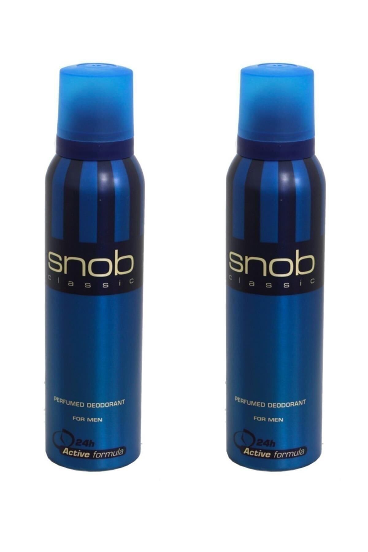 Snob Deodorant Erkek 150 ml Classic X 2 Adet