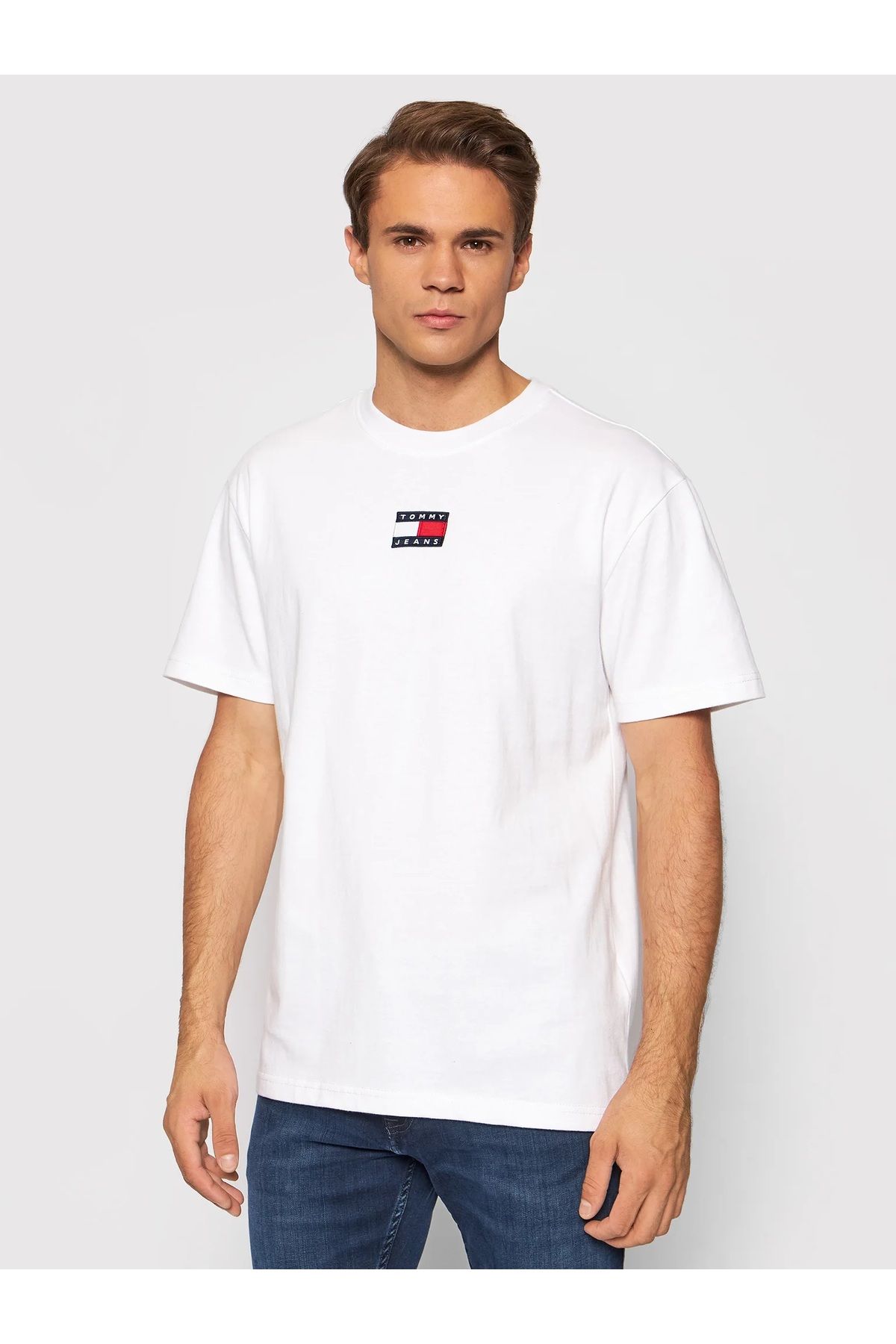 Tommy Erkek Logolu Tişört