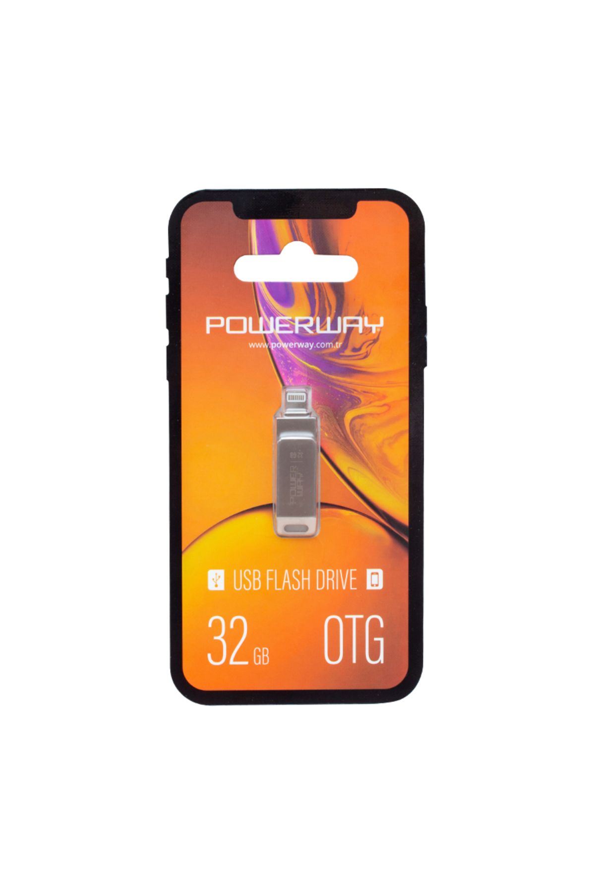Powerway 32 Gb Iphone Usb 2.0 Otg Metal Flash Bellek (K0)