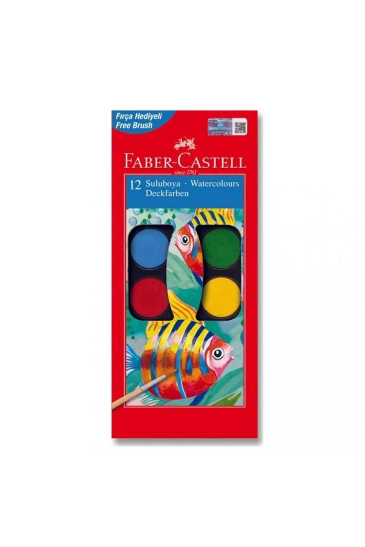 Faber Castell Redlıne Suluboya 12'li Küçük