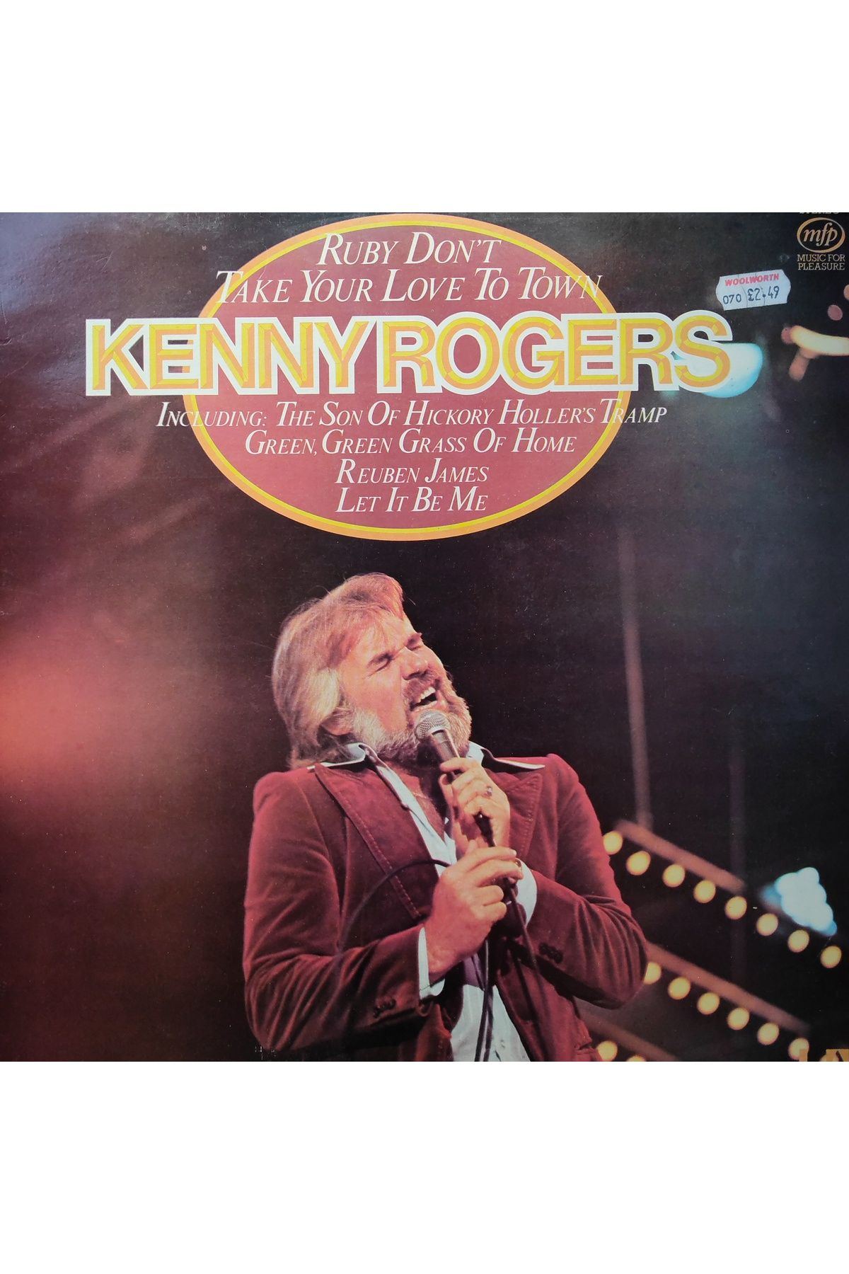 mazi plak Kenny Rogers - RUBY DON'T TAKE YOUR LOVE TO TOWN Orijinal Dönem Baskı 33'lük Plak