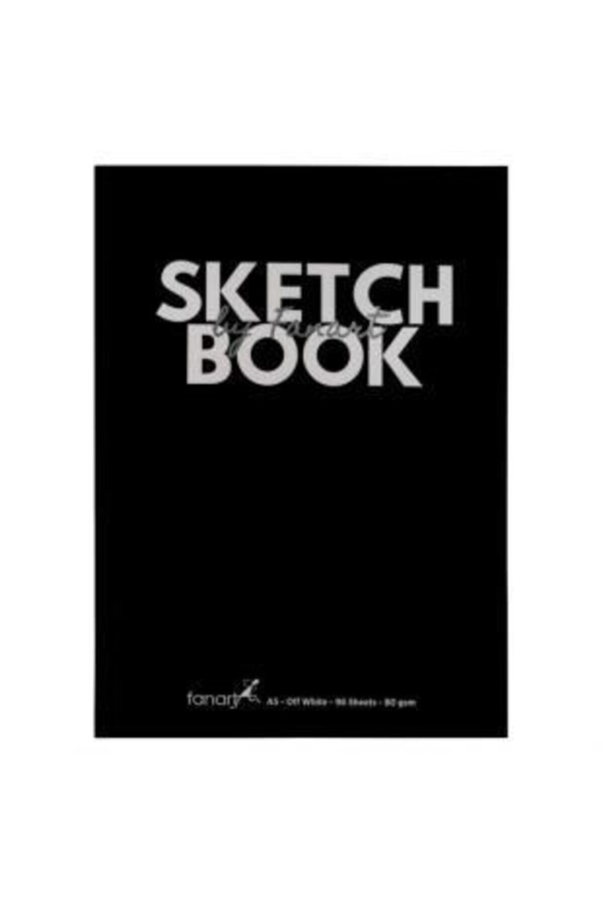 Fanart Academy Sketch Book Sert Kapak Eskiz Defteri 80gr A4 96 Yaprak