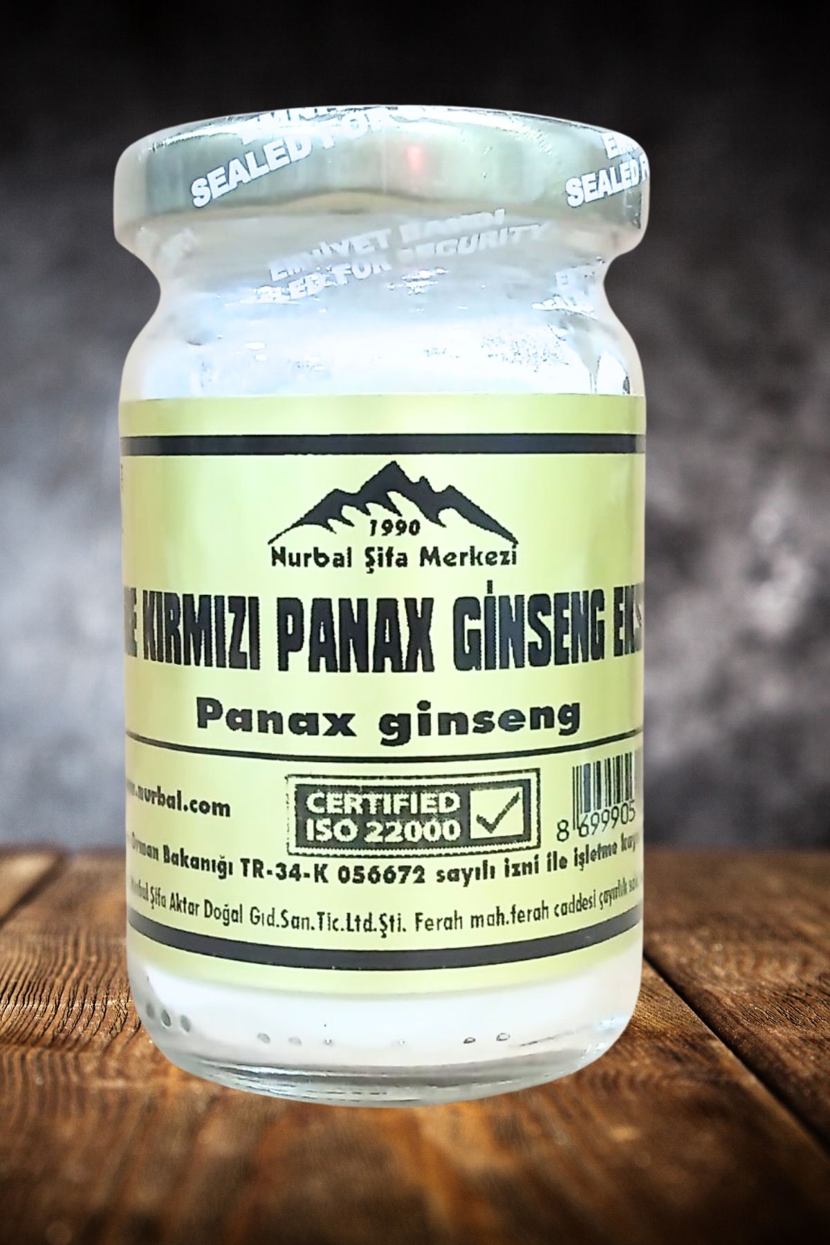 Nurbal Şifa Merkezi Kore Kırmızı Panax Ginseng Ekstrak 50 Gr