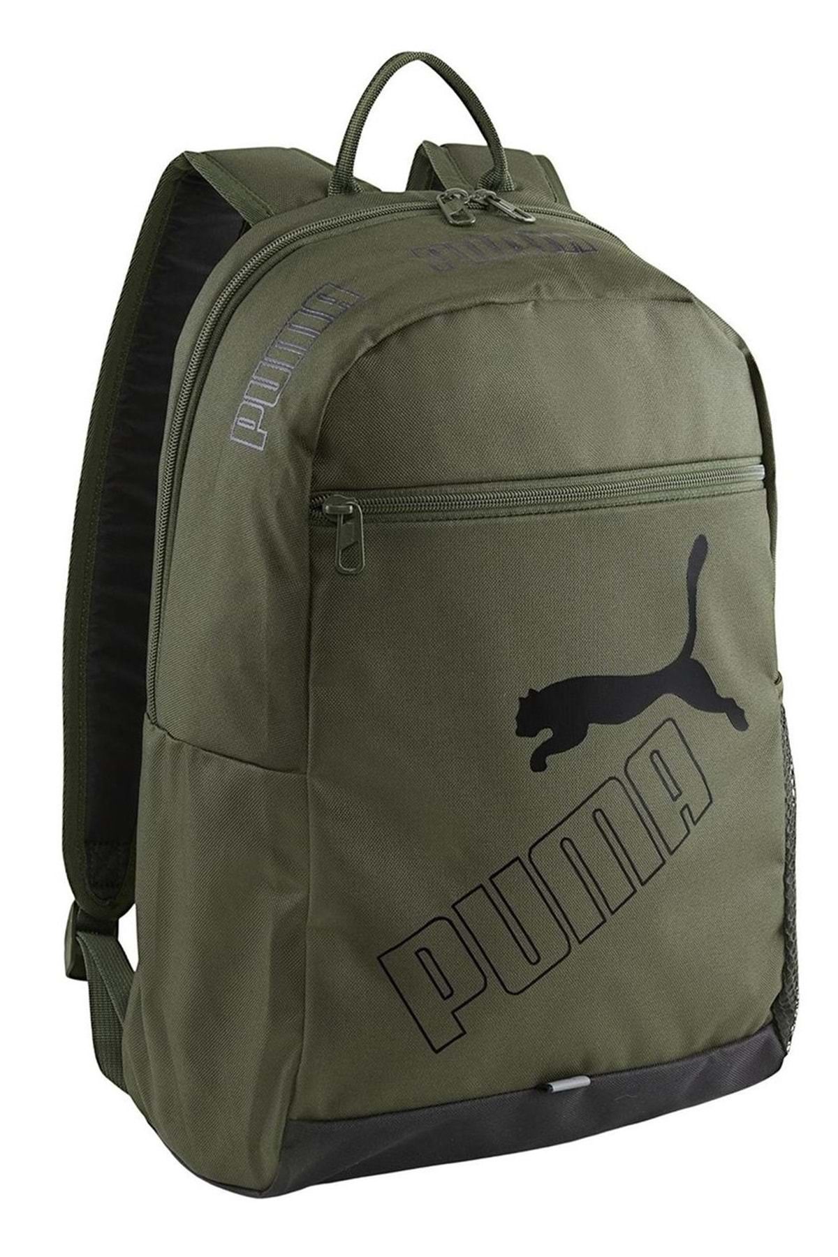 Puma Phase Backpack Iı 0772295-01 Unisex Sırt Çantası Haki