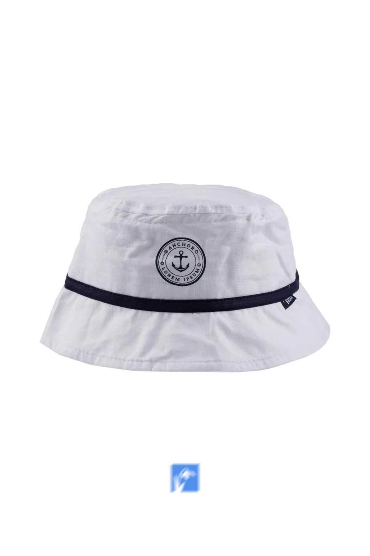 Kardelen Butik Denizli %100 Pamuk Çocuklar İçin Denizci Şapkası  ( 4-8 Yaş ) ( Size 52 )