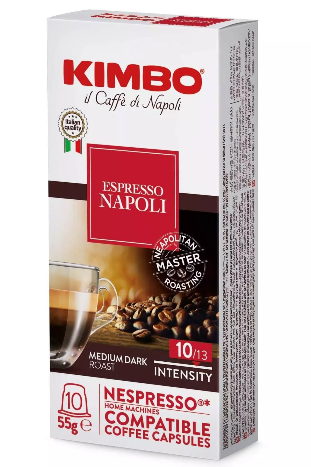 Kimbo Napoli  Kapsül Kahve (10 Luk Kutuda)