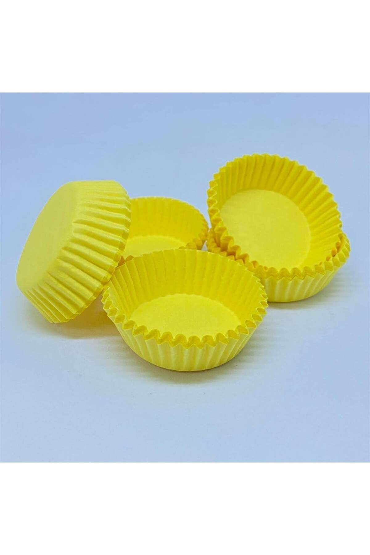 Adana Pasta Malzemeleri Kapsül No:0 Sarı 100 Adet 32x12 Mm