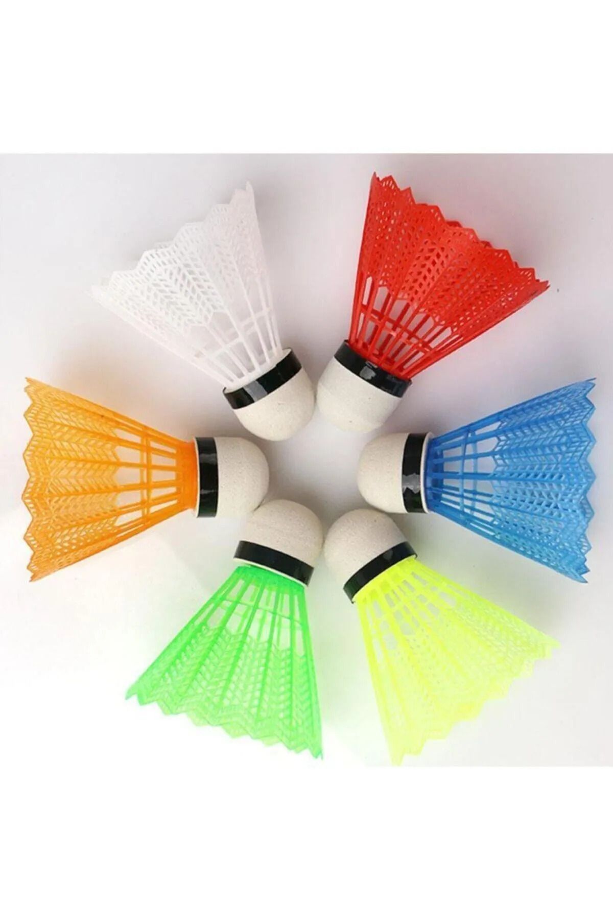 LRS STORE Renkli Badminton Topu 6 Lı