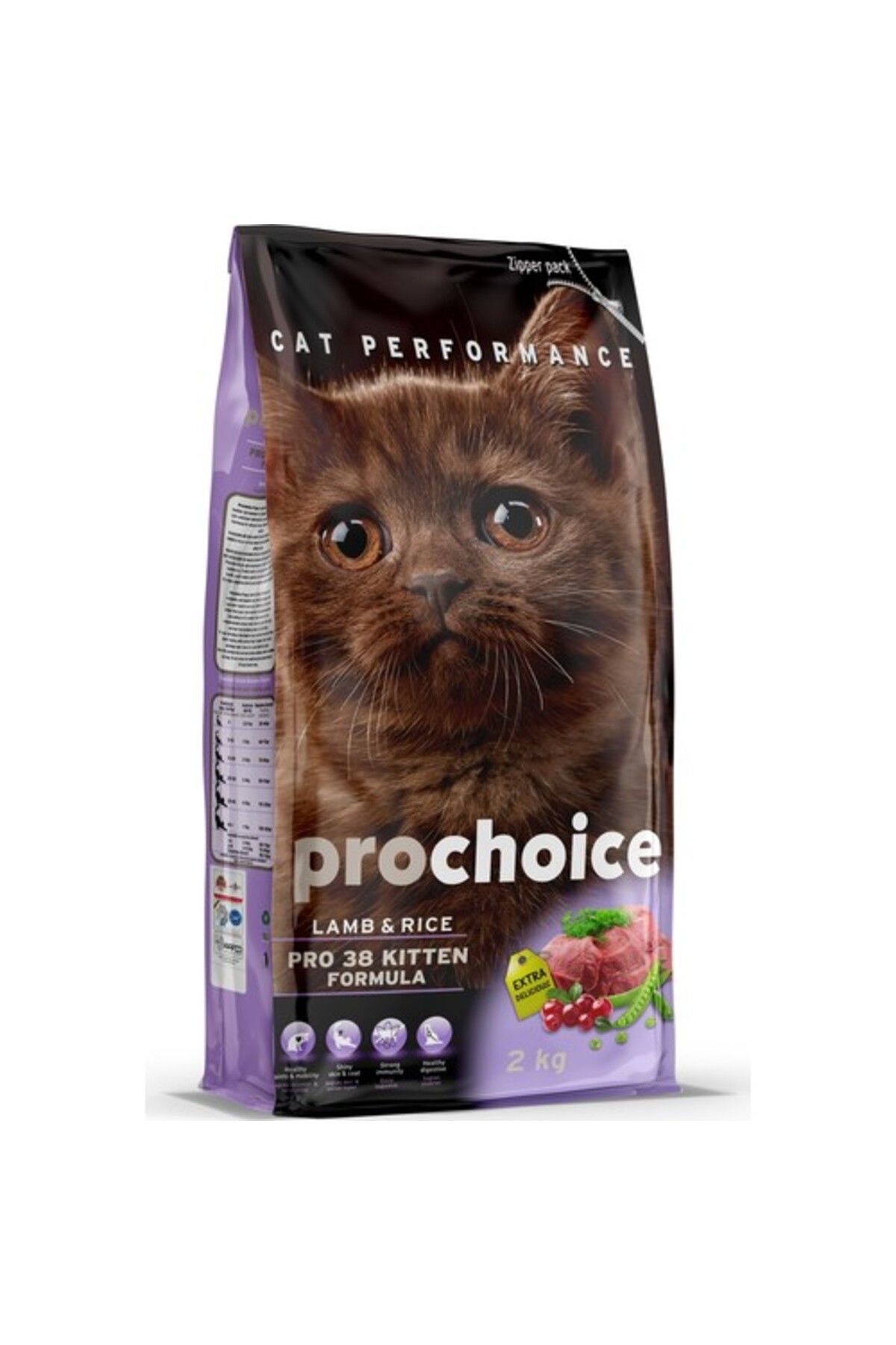 Pro Choice Pro 38 Kuzulu Pirinçli Yavru Kedi Kuru Mama 2 Kg