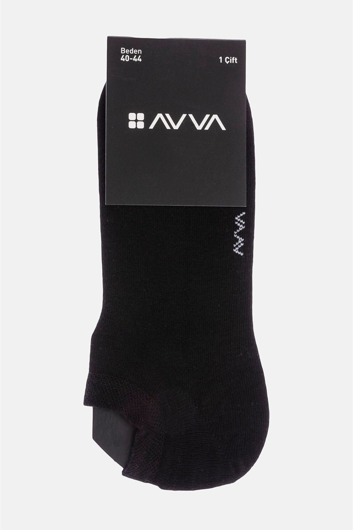 Avva Siyah Sneaker Çorap