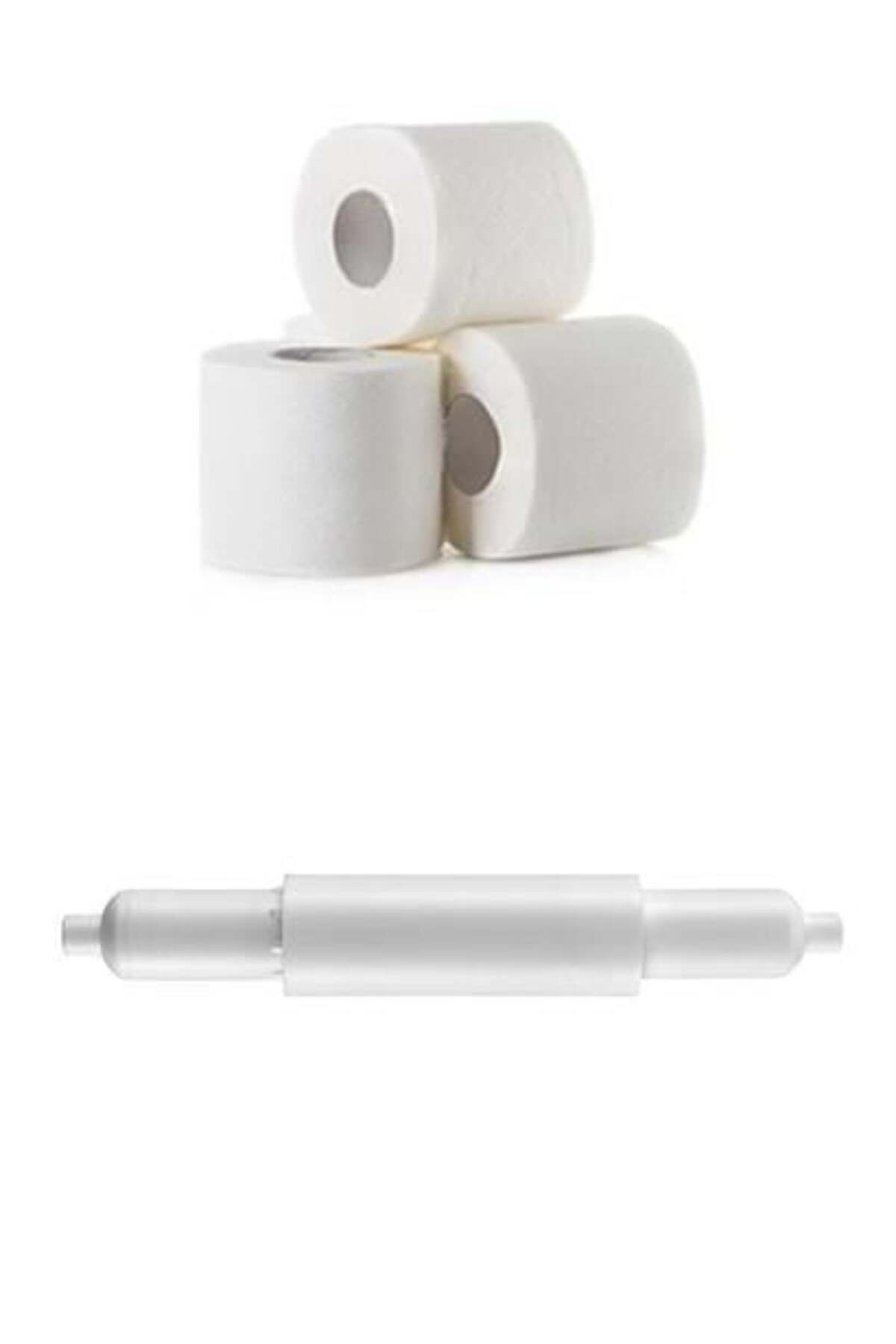 TREND WC Tuvalet Kağıdı Makarası Beyaz Tuvalet Kağıdı Tutucu Makara