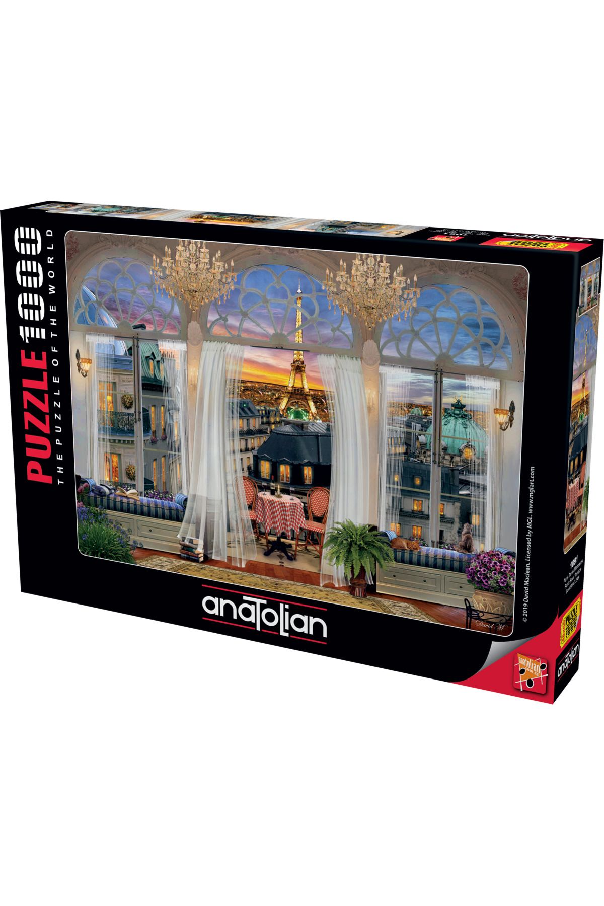 Anatolian Puzzle 1000 Parçalık Puzzle / Paris Teras Manzarası - Kod:1091
