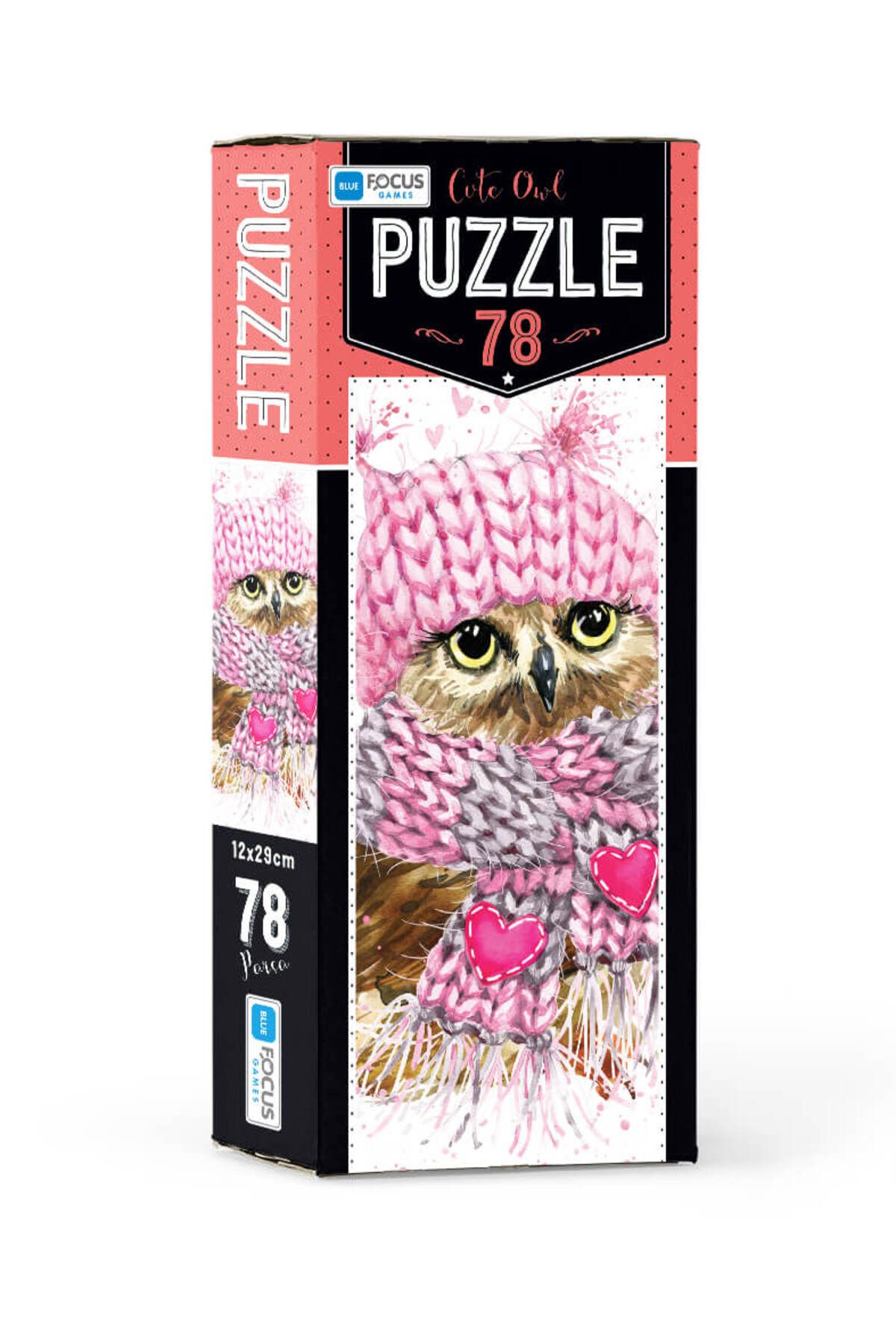 Blue Focus 78 Parça Puzzle - Cute Owl